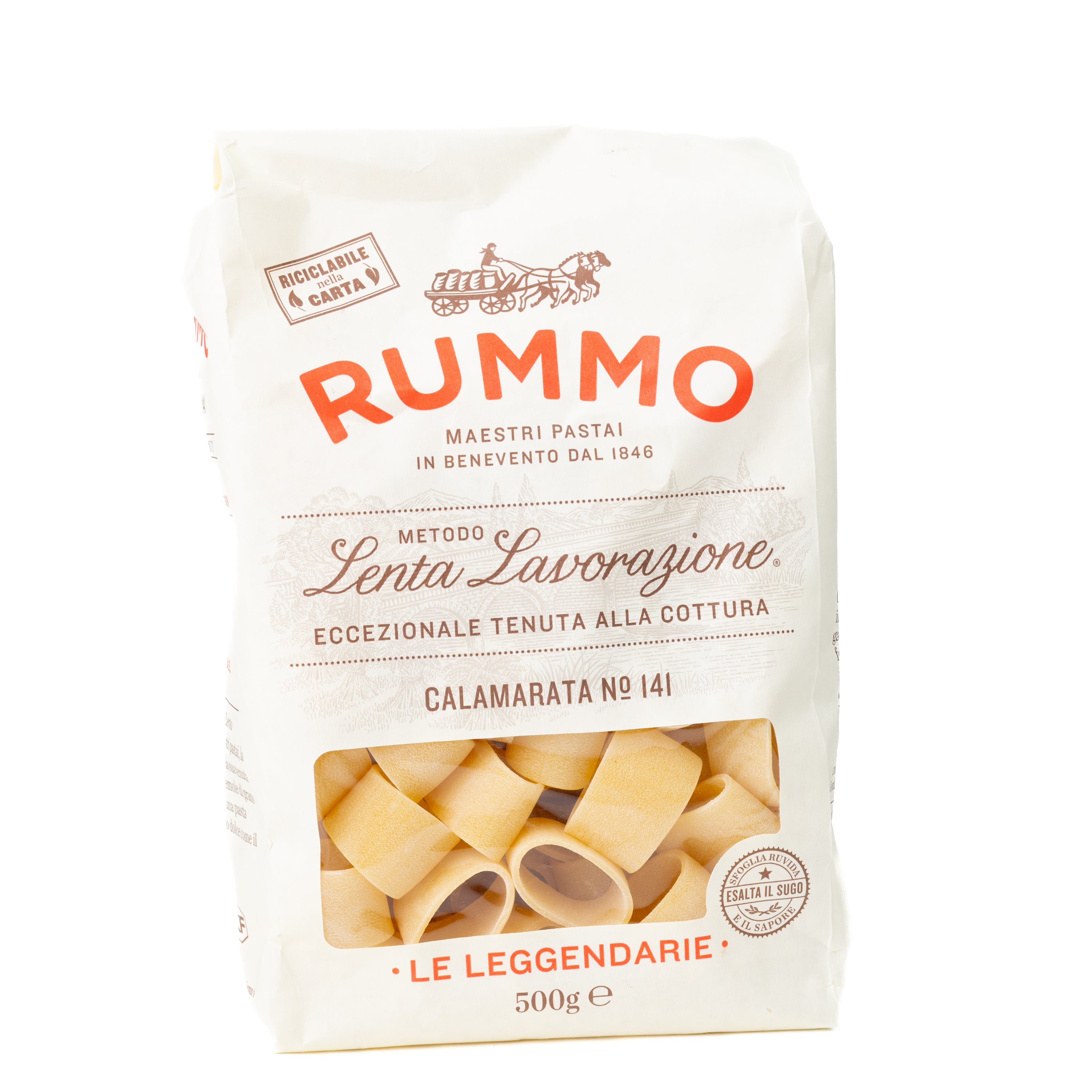 Paste Calamarata nr. 141 Rummo, 500 g