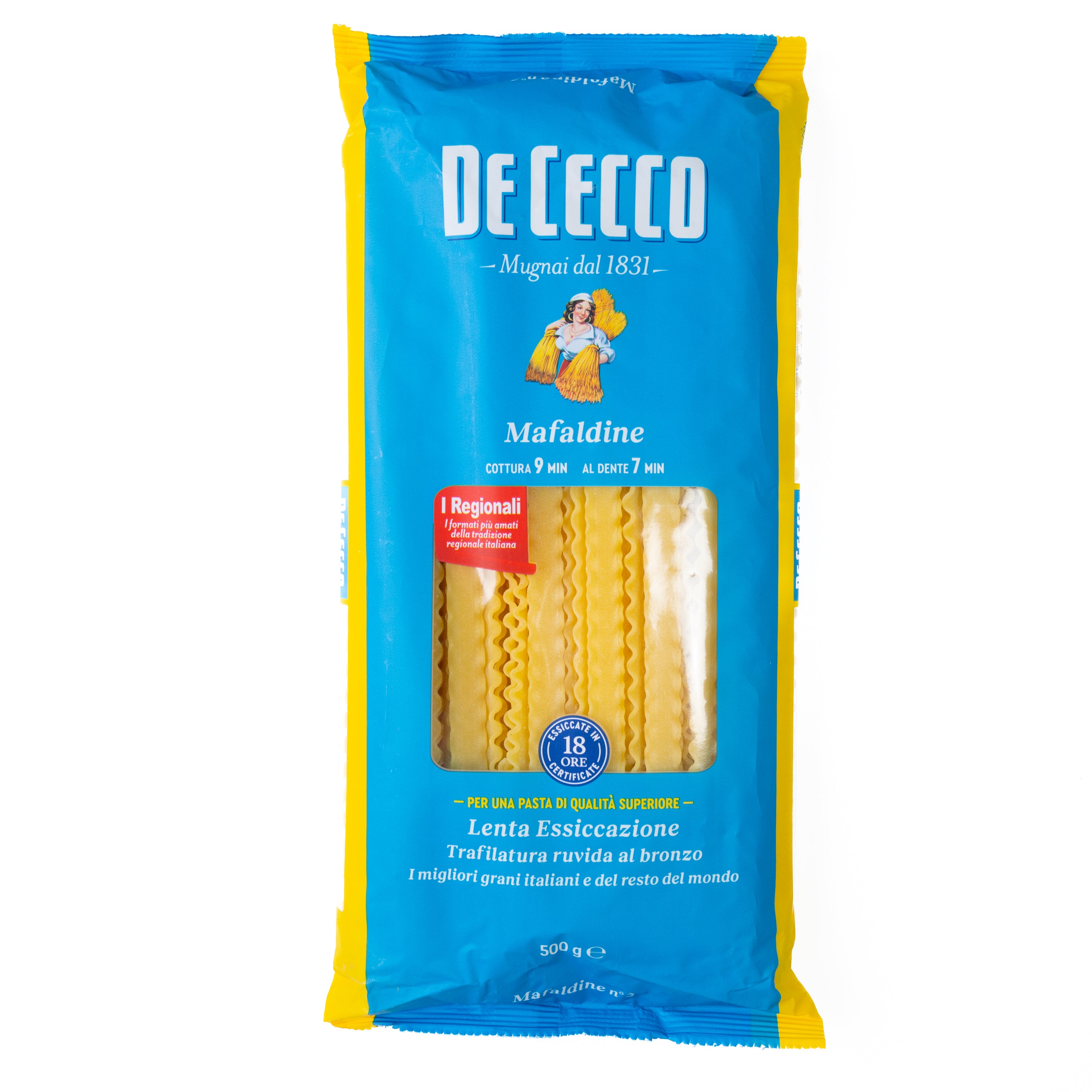 Paste Mafaldine nr. 2 De Cecco, 500 g