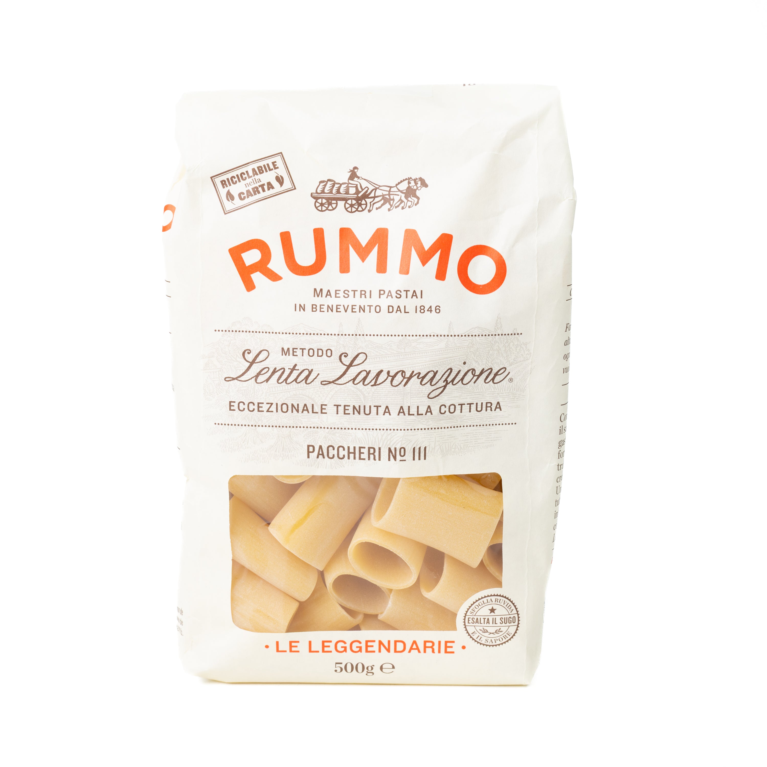 Paste Paccheri nr. 111 Rummo, 500 g