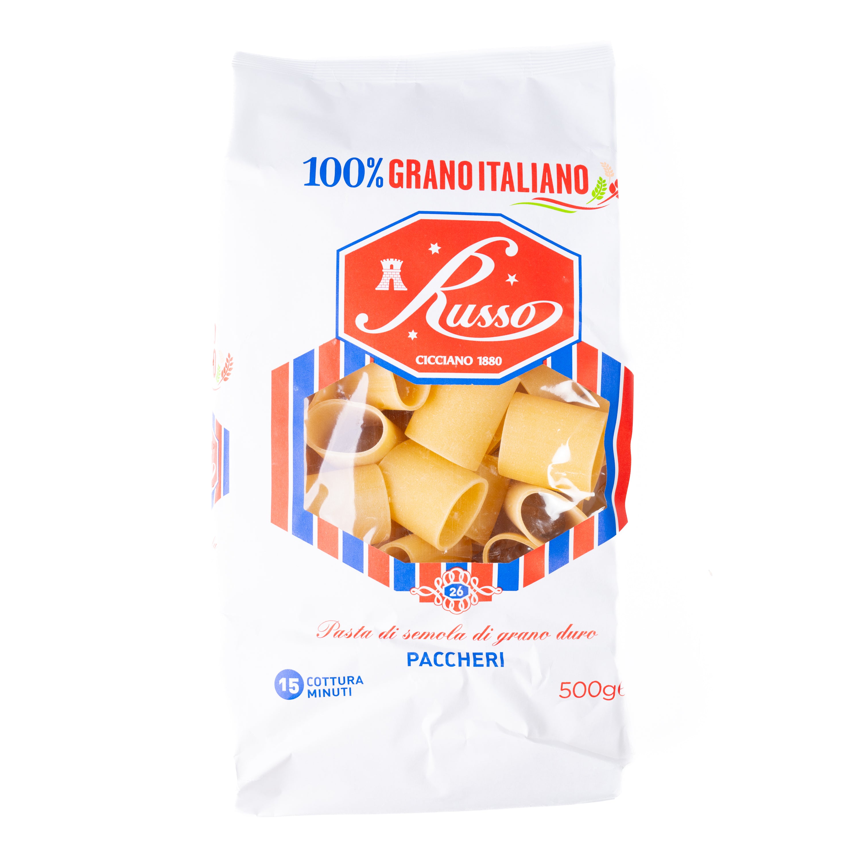 Paste Paccheri Russo, 500 g