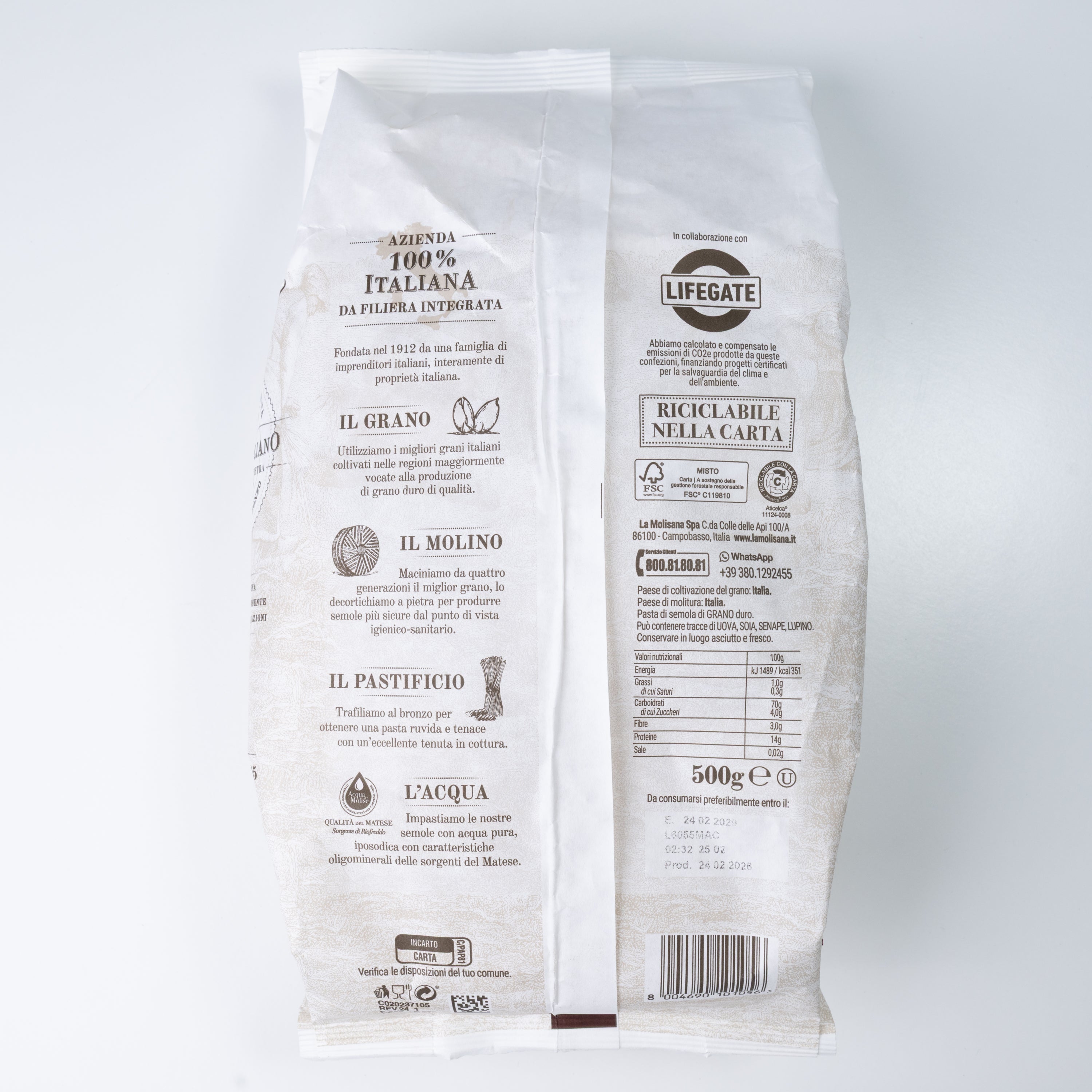 Paste Pappardelle nr. 105 La Molisana, 500 g