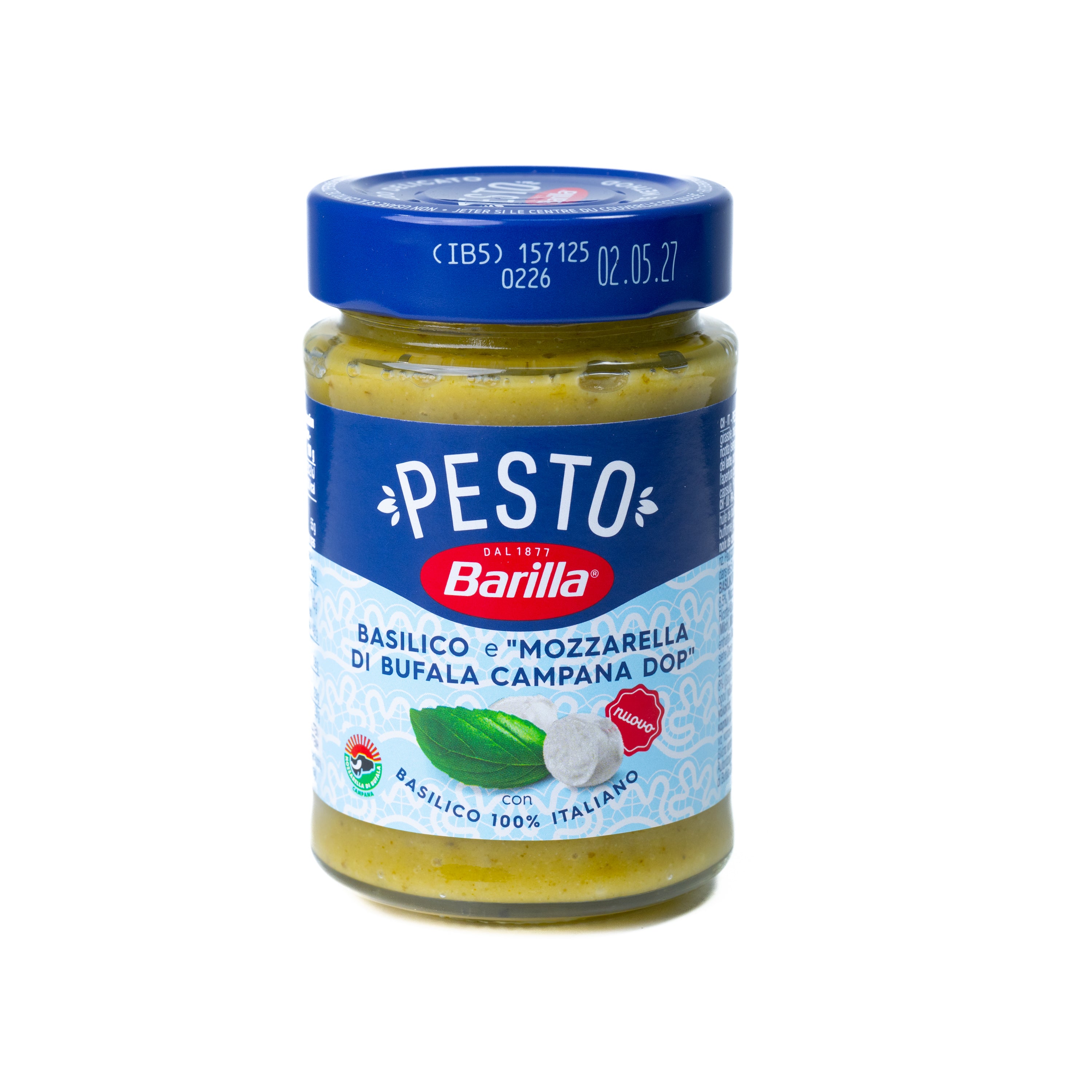Pesto cu Busuioc și Mozzarella di Bufala DOP Barilla, 190 g