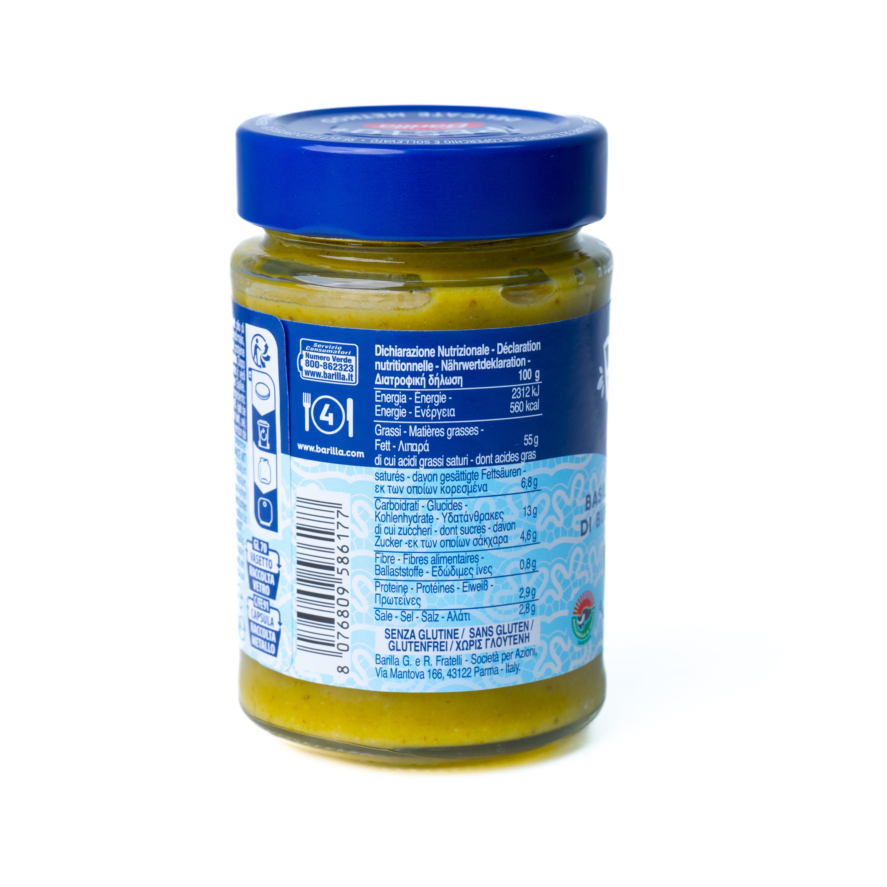 Pesto cu Busuioc și Mozzarella di Bufala DOP Barilla, 190 g