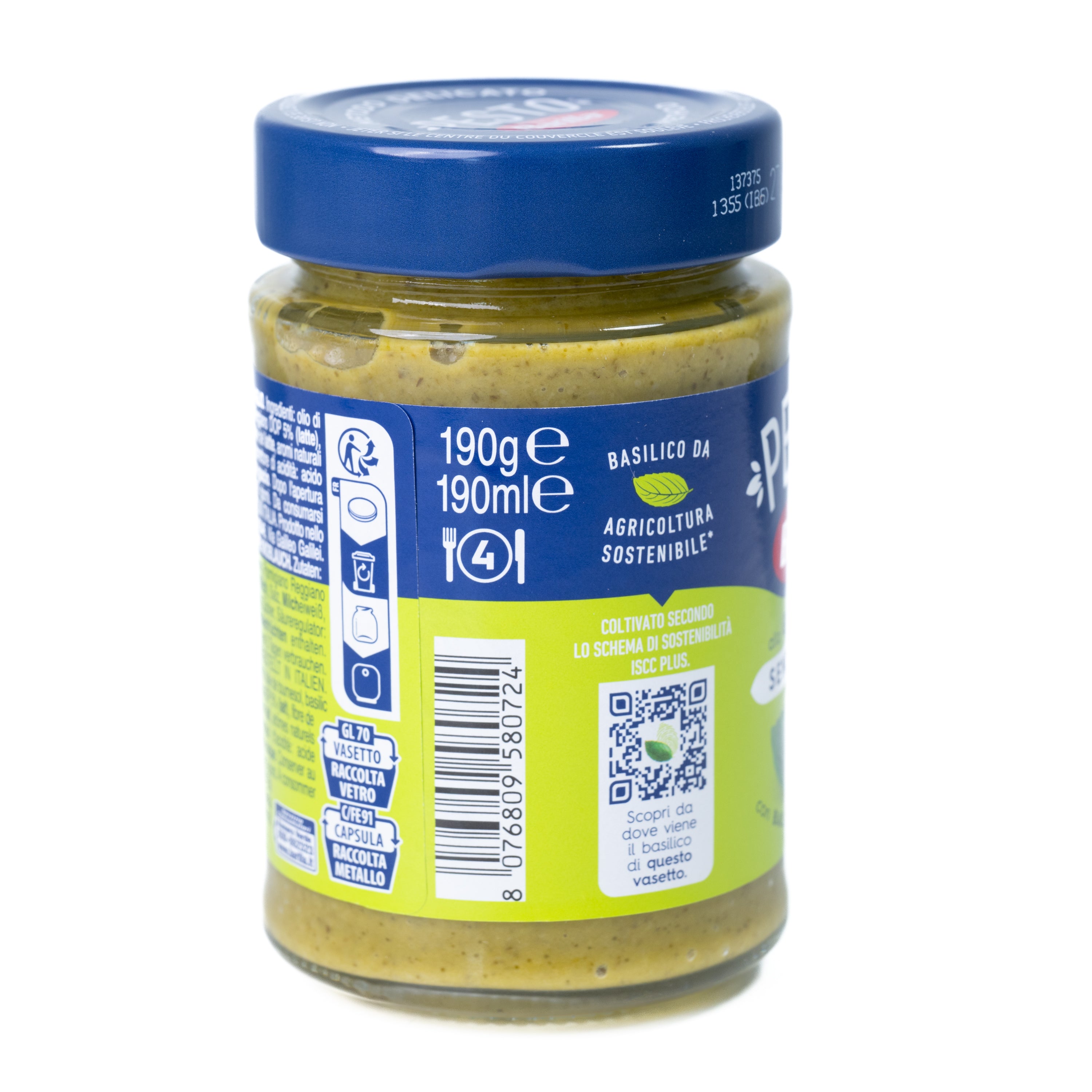 Pesto Genovese fără usturoi Barilla, 190 g