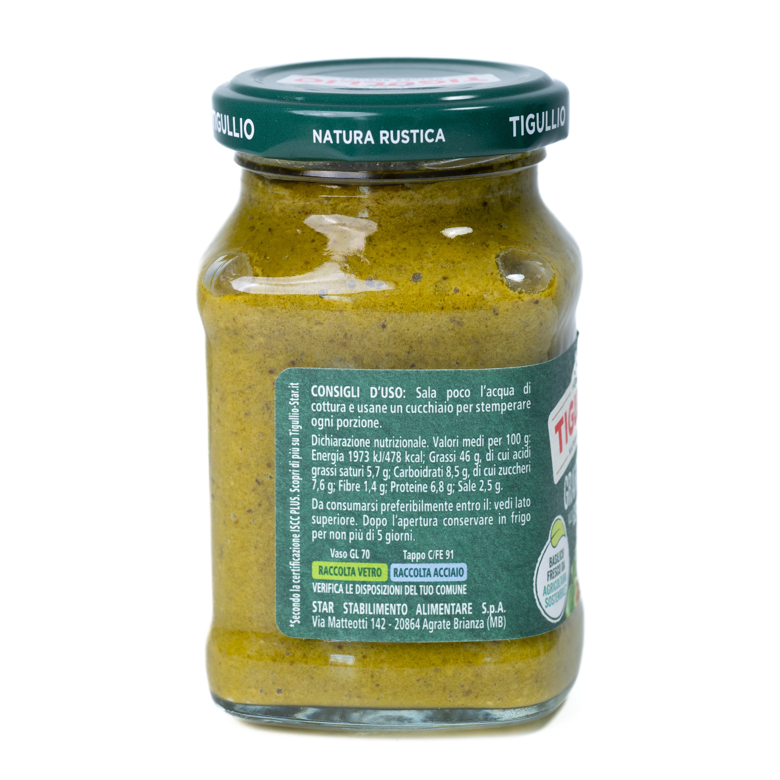 Pesto genovez Tigullio Star GranPesto, 190 g