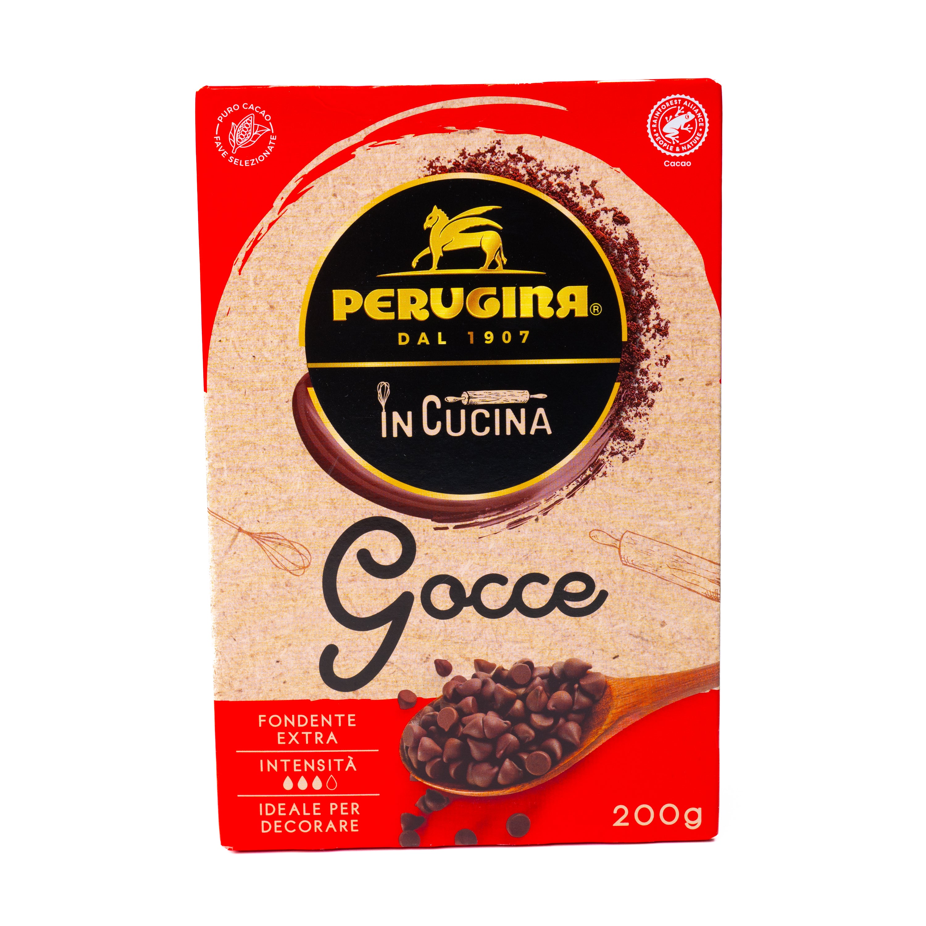 Picături de ciocolată neagră Perugina, 200 g