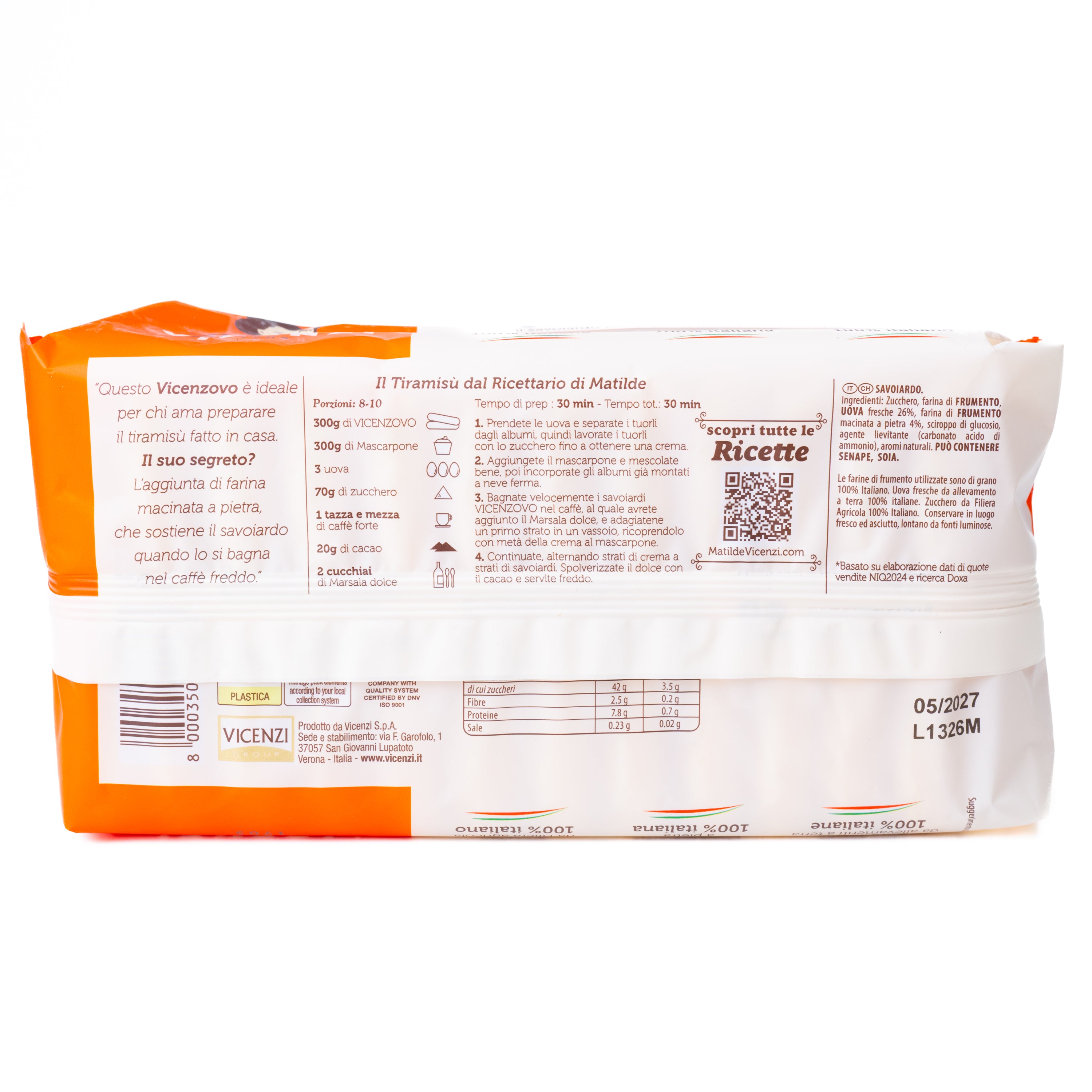 Pișcoturi Vicenzovo Matilde Vicenzi, 300 g