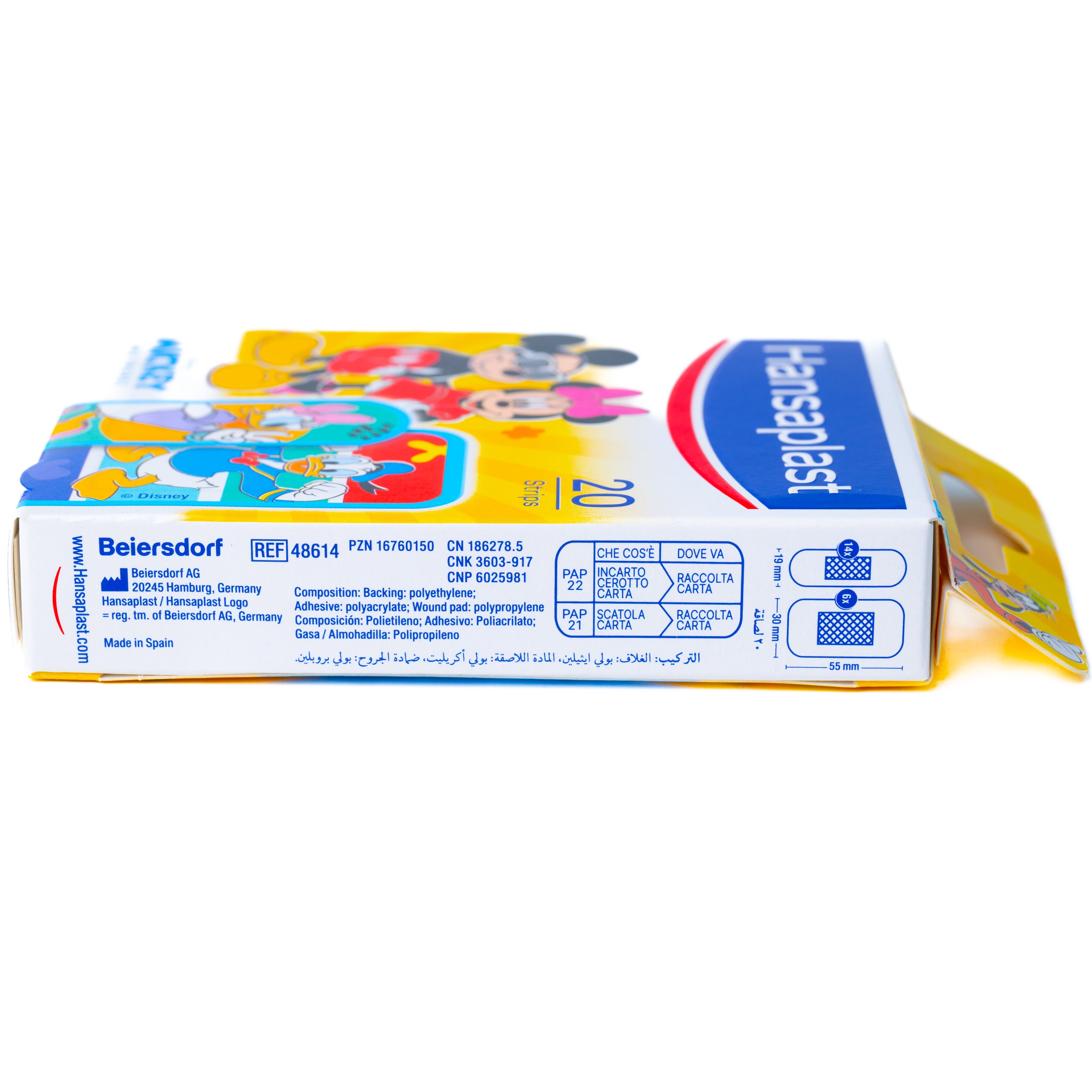 Plasturi Mickey Mouse Hansaplast, 20 bucăți