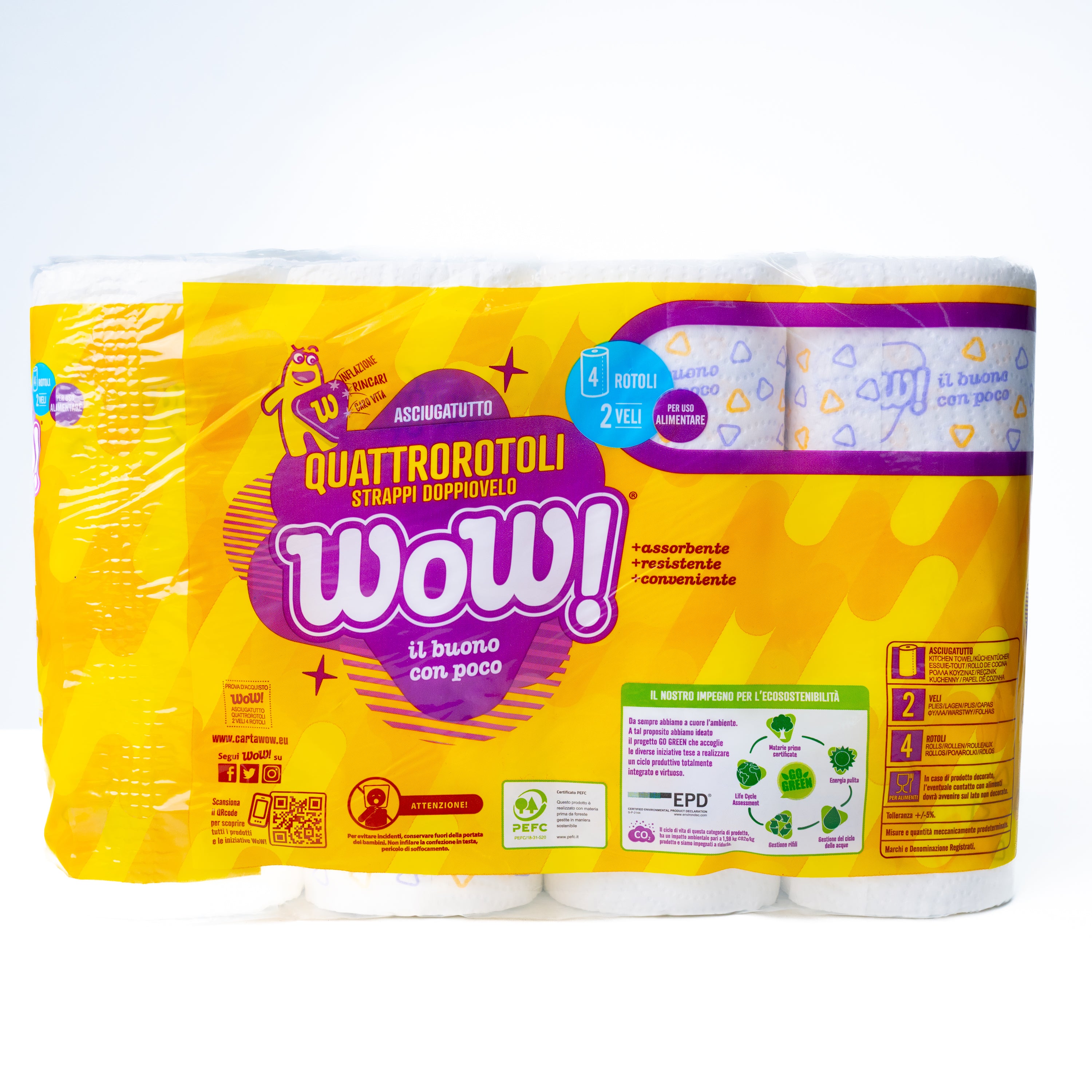 Prosoape de bucătărie WOW!, 4 role