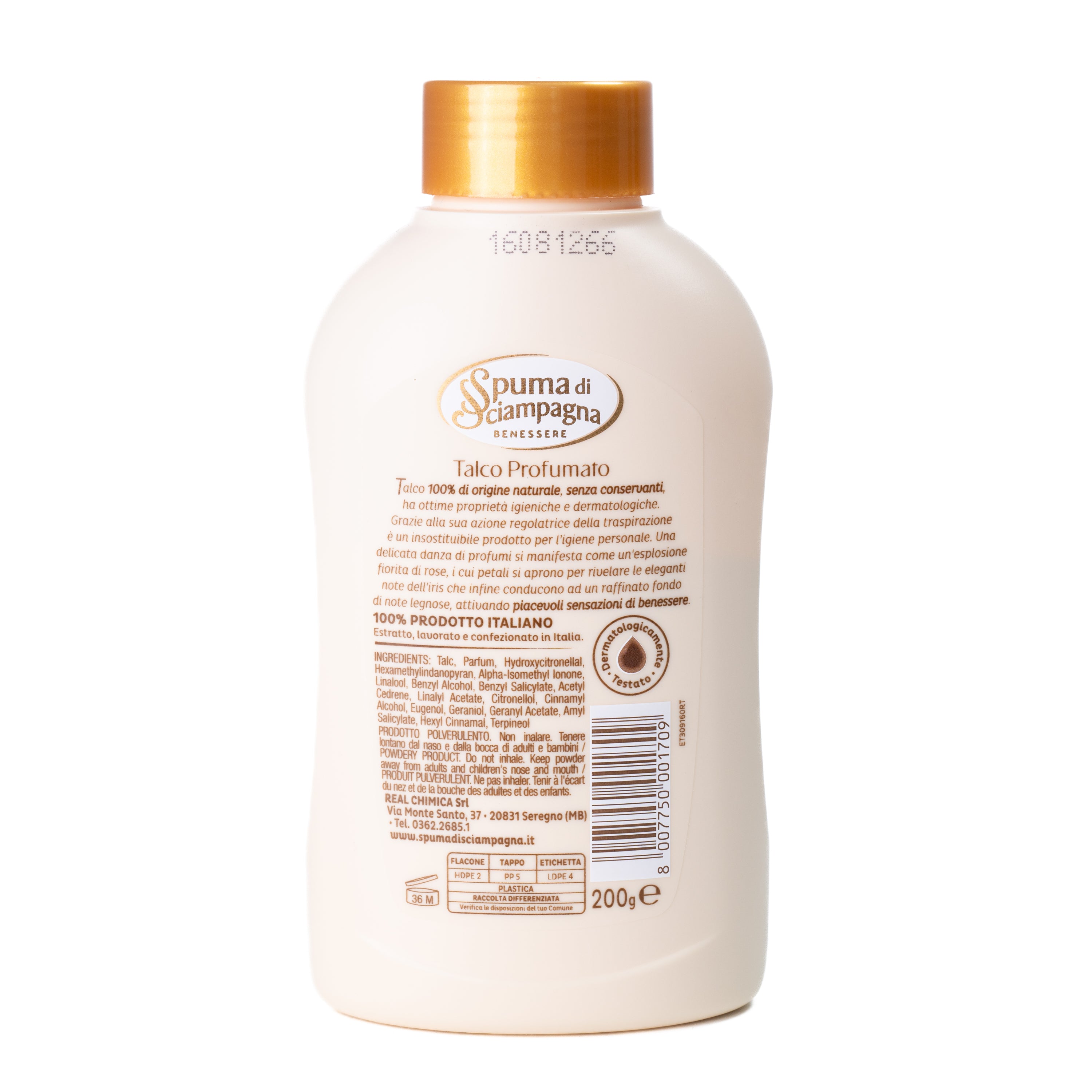 Pudră de talc Spuma di Sciampagna, 200 g