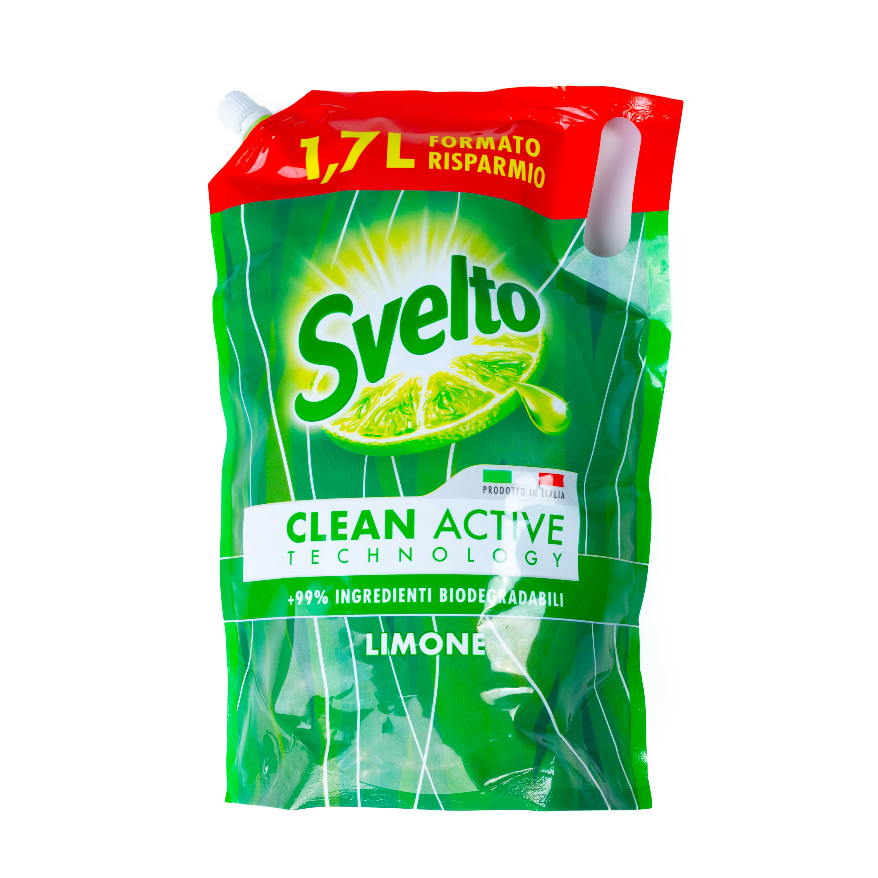 Rezervă detergent de vase Eco cu lămâie Svelto, 1,7 L