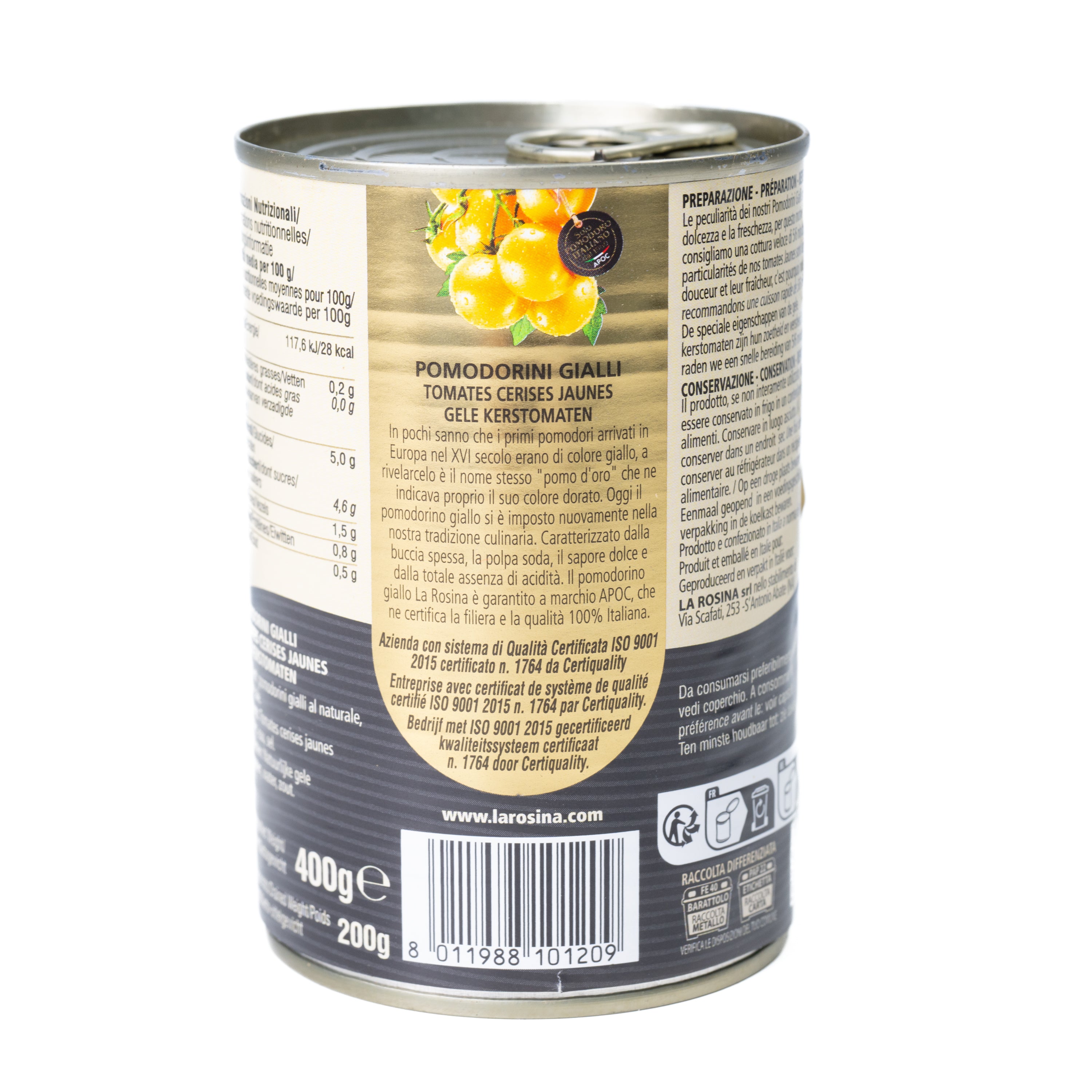Roșii cherry galbene La Rosina, 400 g