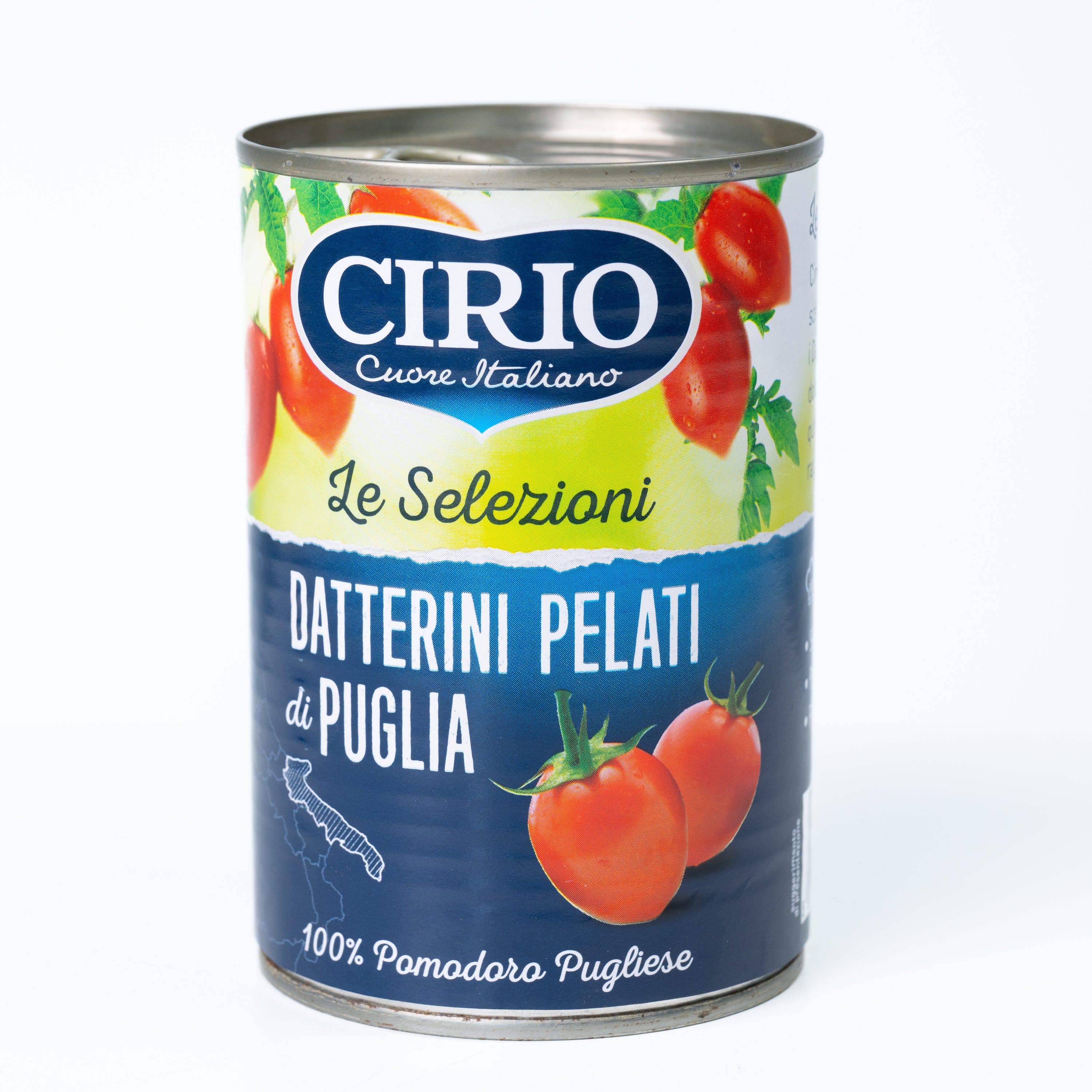 Roșii Datterini decojite Cirio, 400 g