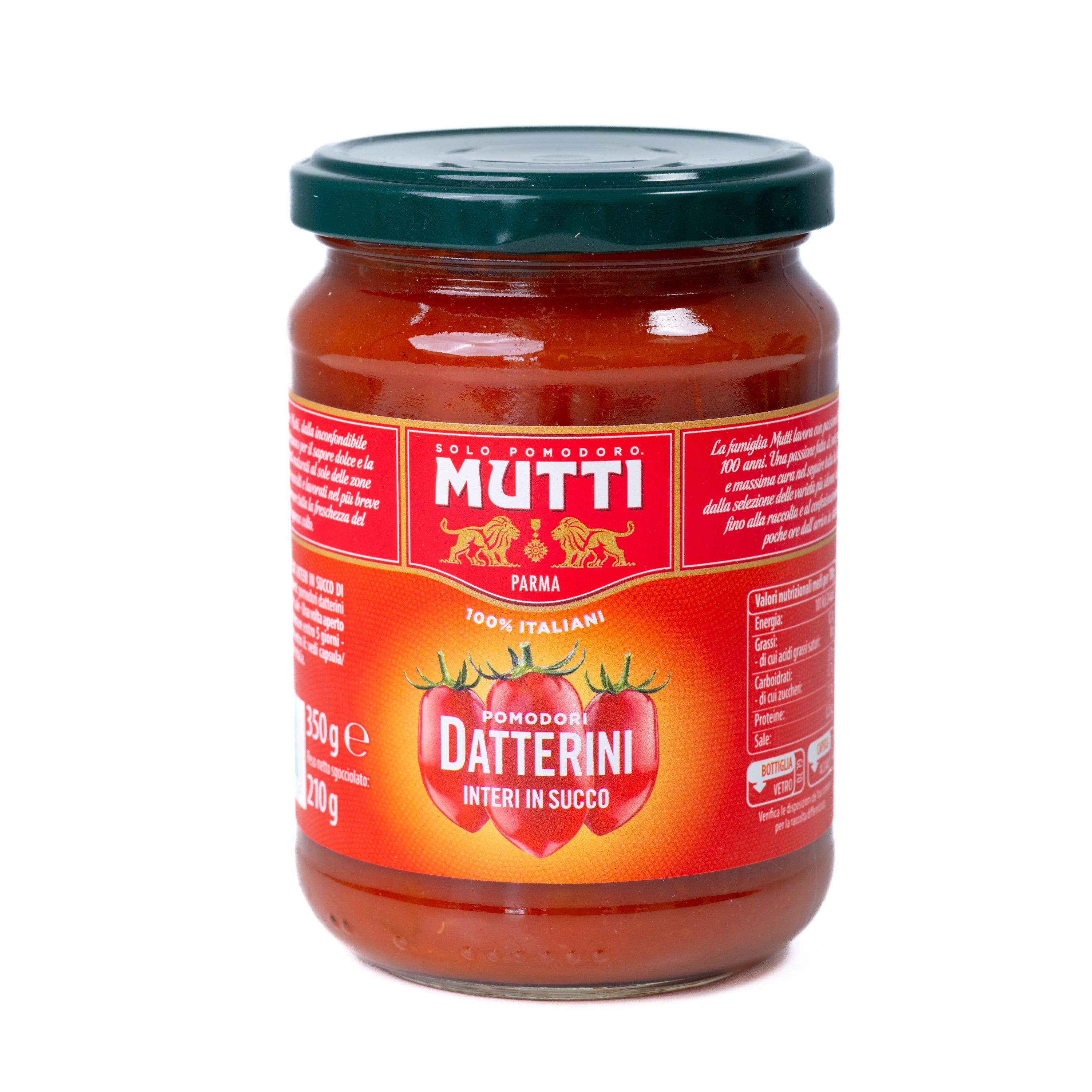 Roșii datterini roșii întregi Mutti, 350 g