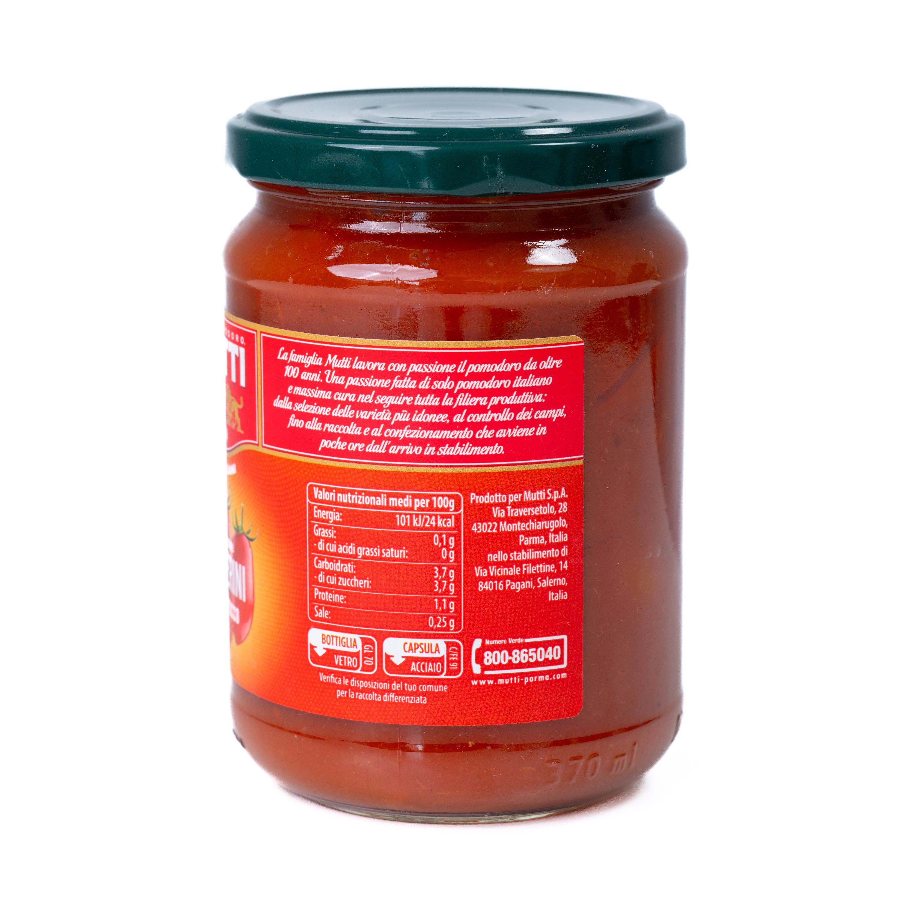 Roșii datterini roșii întregi Mutti, 350 g