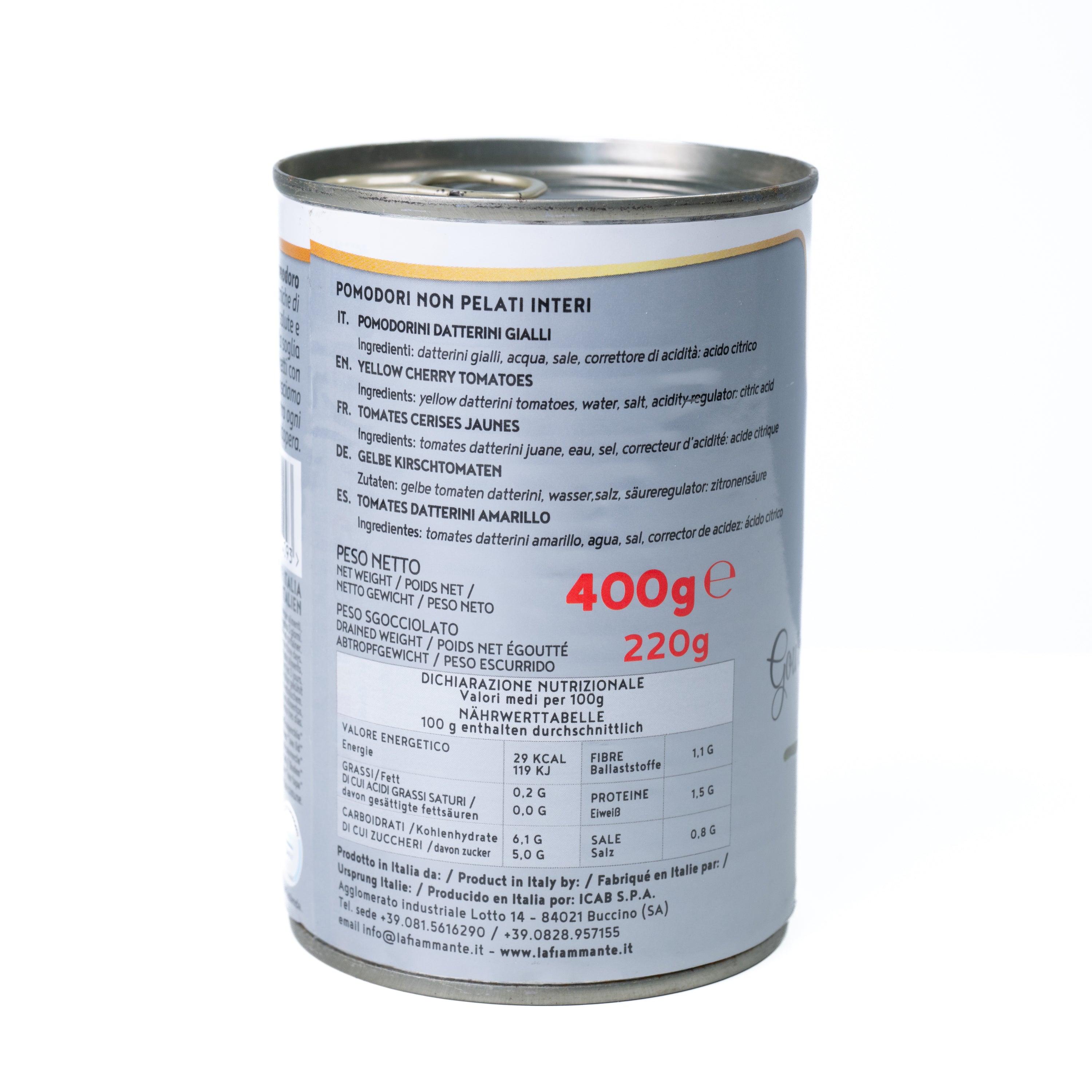 Roșii Datterino galbene La Fiammante, 400 g