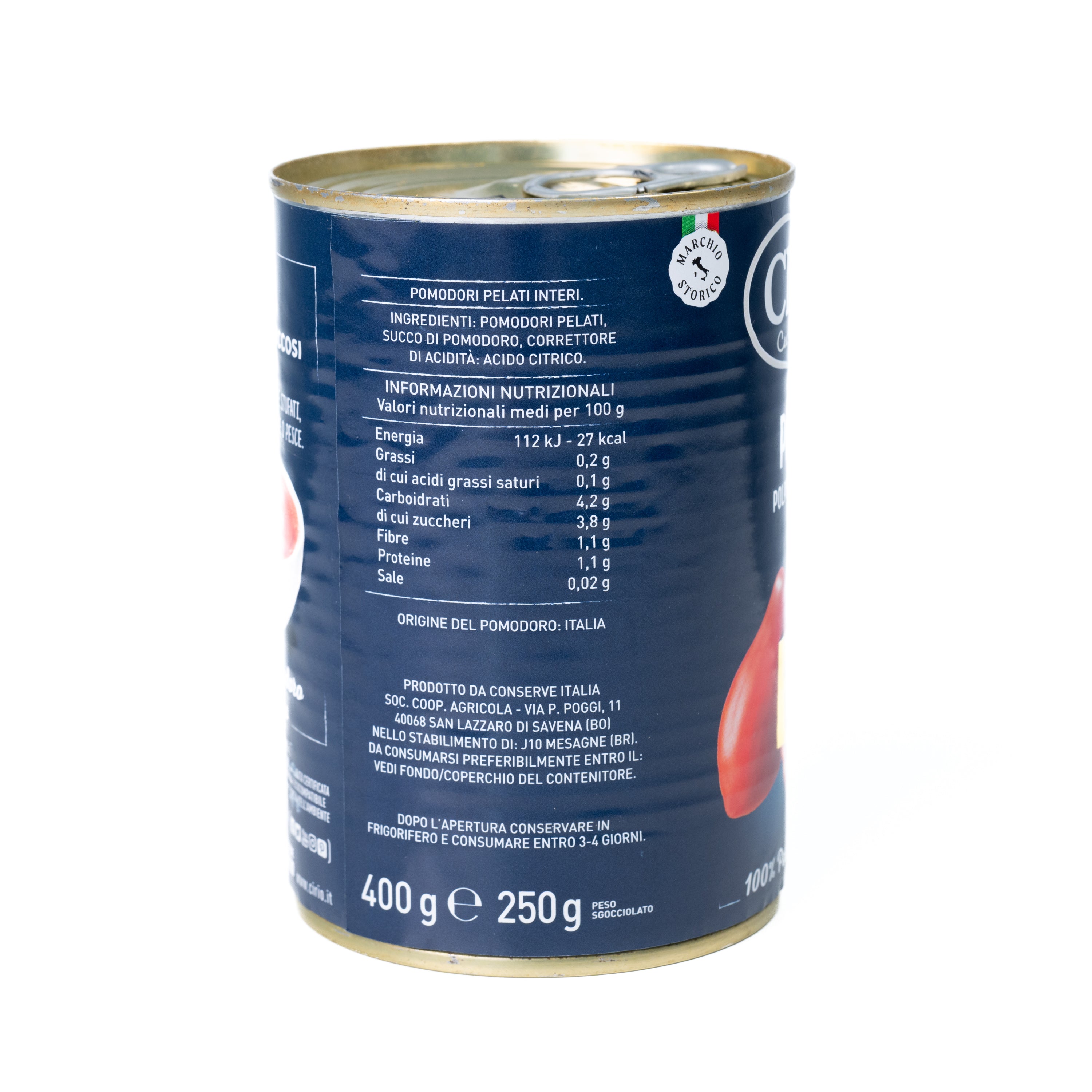 Roșii decojite Cirio, 400 g