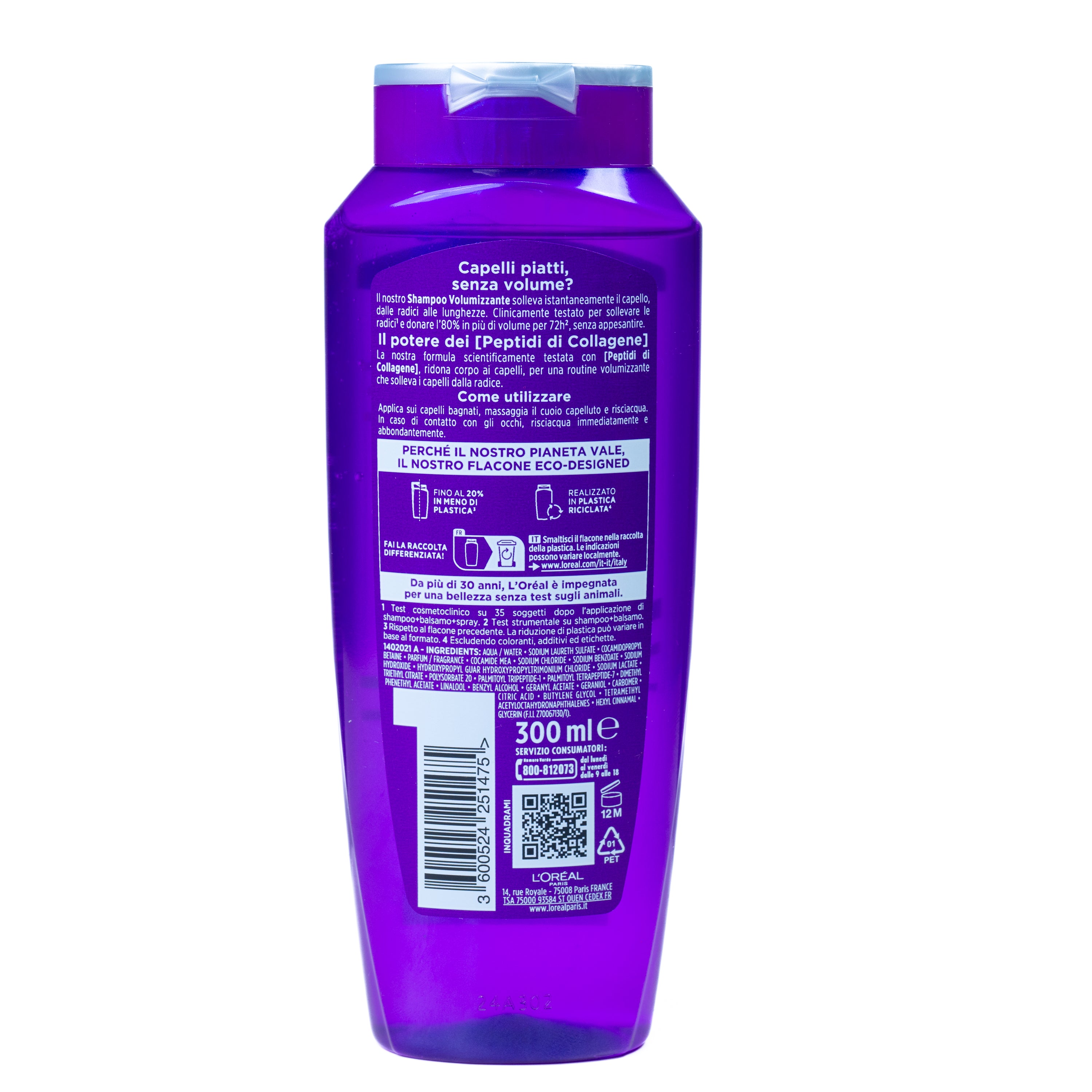 Șampon Collagen Lifter L'Oréal Elvive, 300 ml