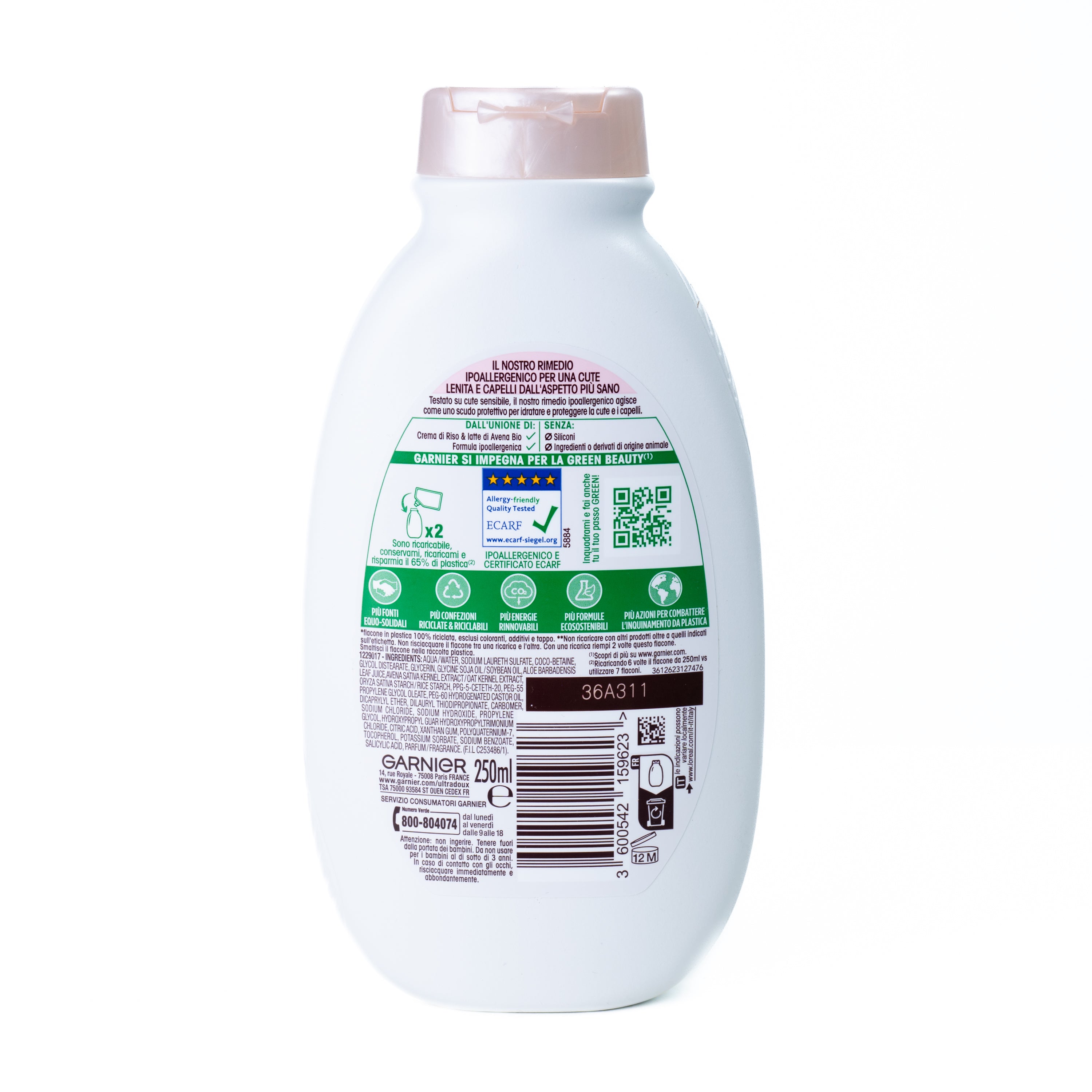 Șampon Ultra Dolce Delicatesse Garnier, 250 ml
