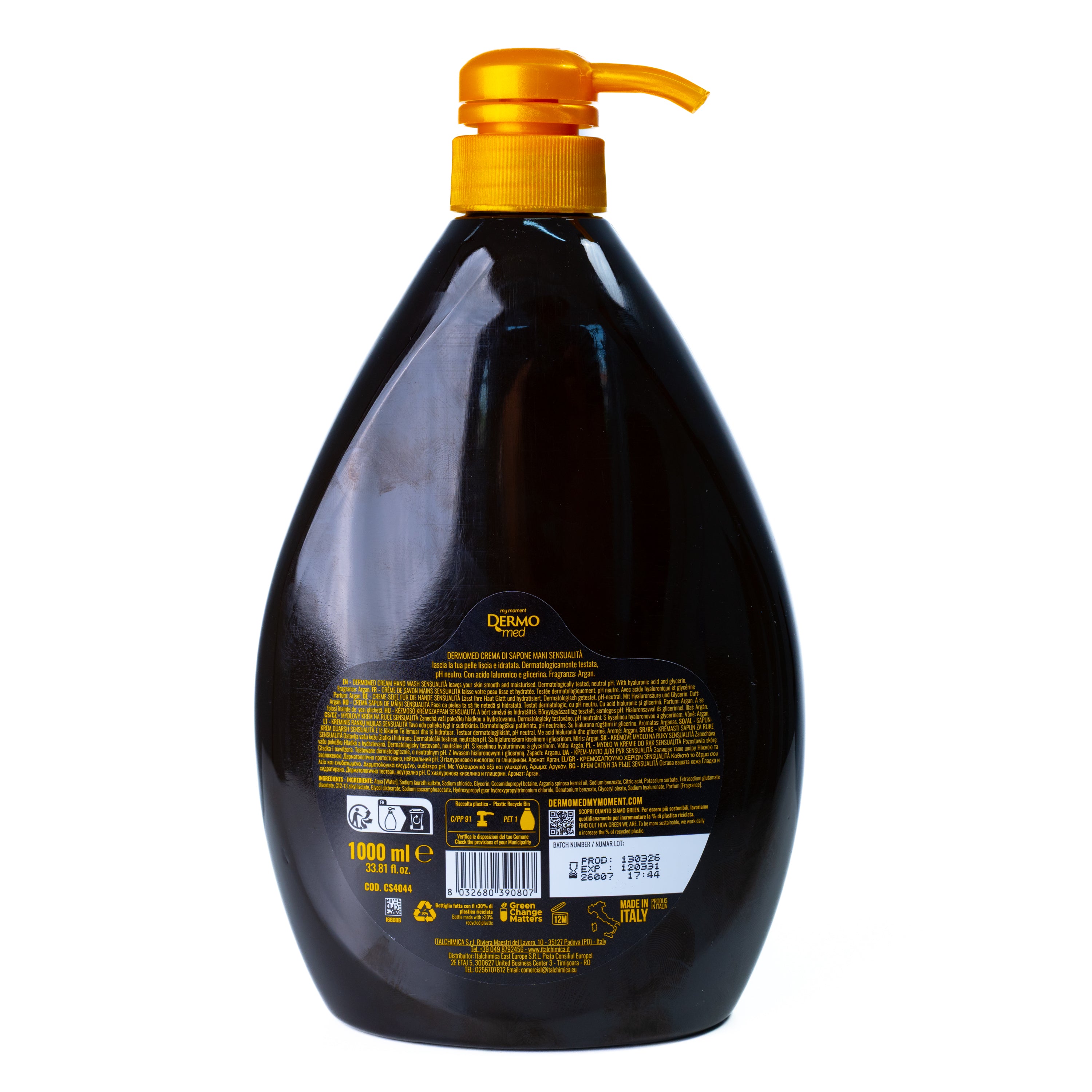 Săpun lichid cremos Argan Dermomed, 1 L