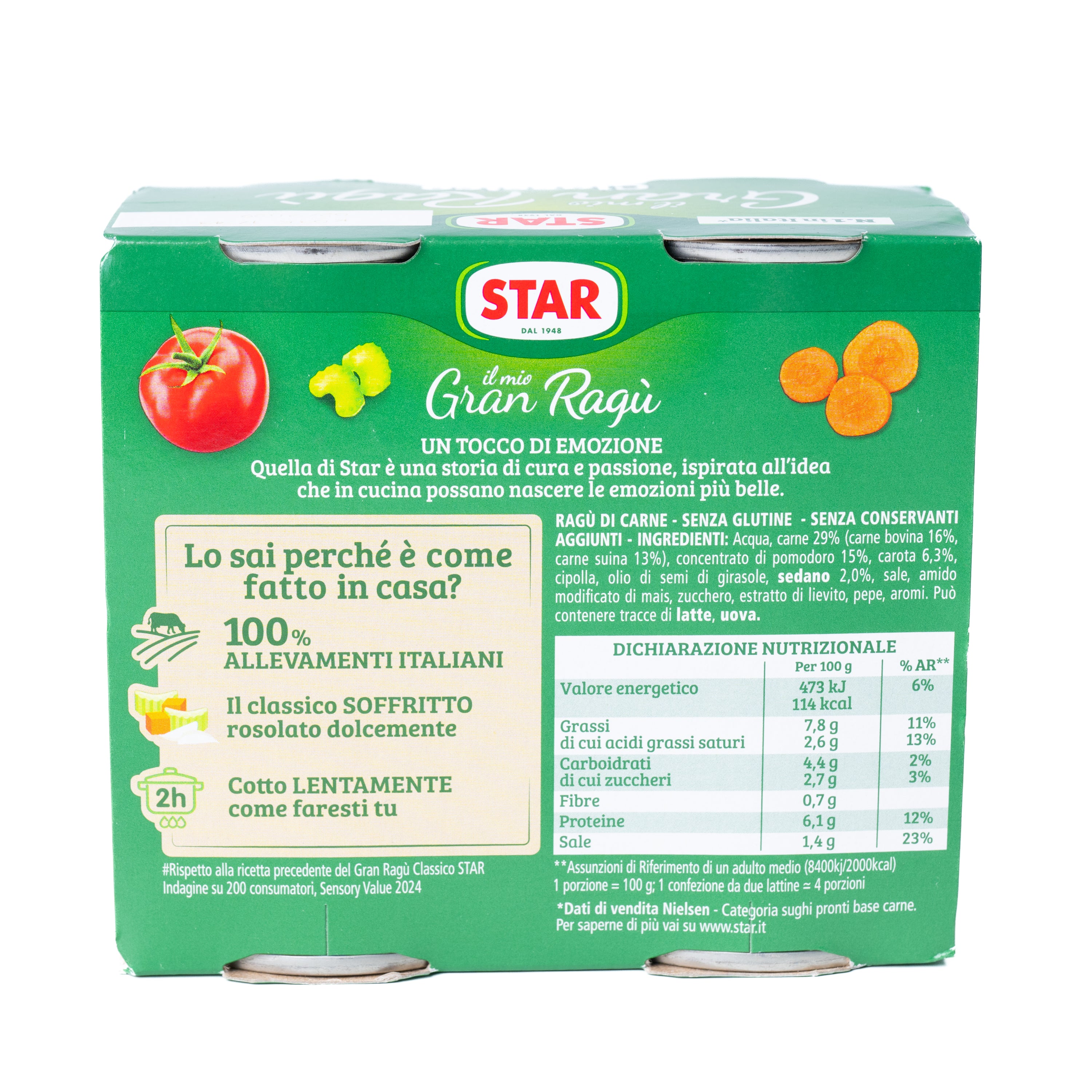 Sos Star Gran Ragù Classico, 2 x 180 g