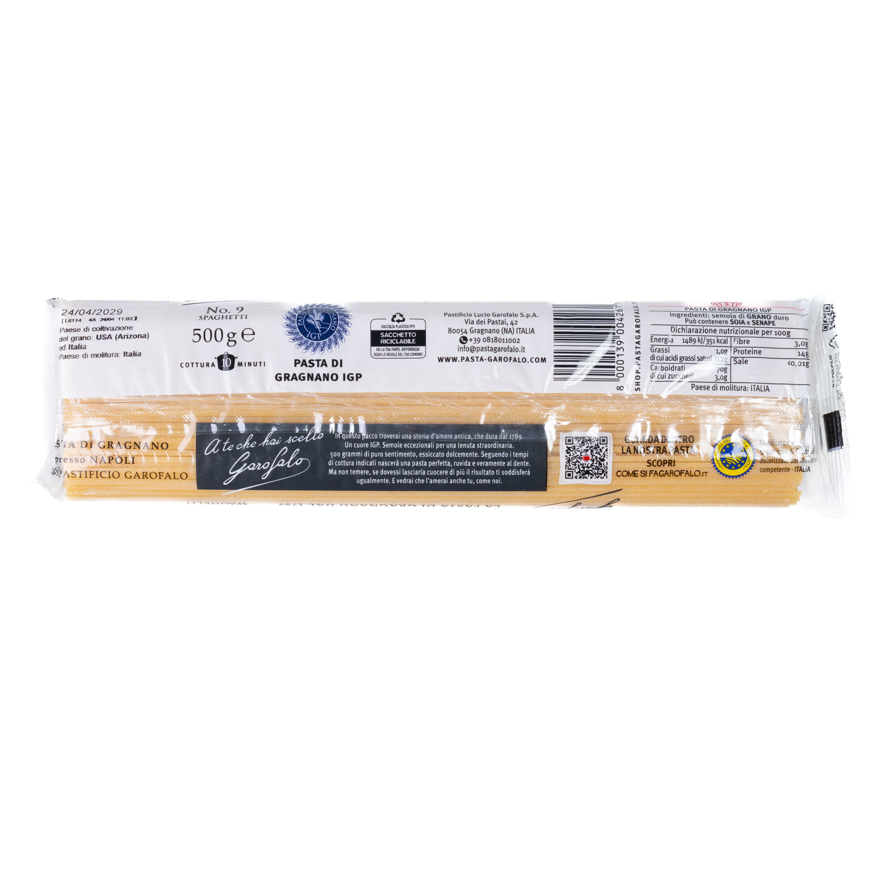 Spaghete nr. 9 Garofalo, 500 g