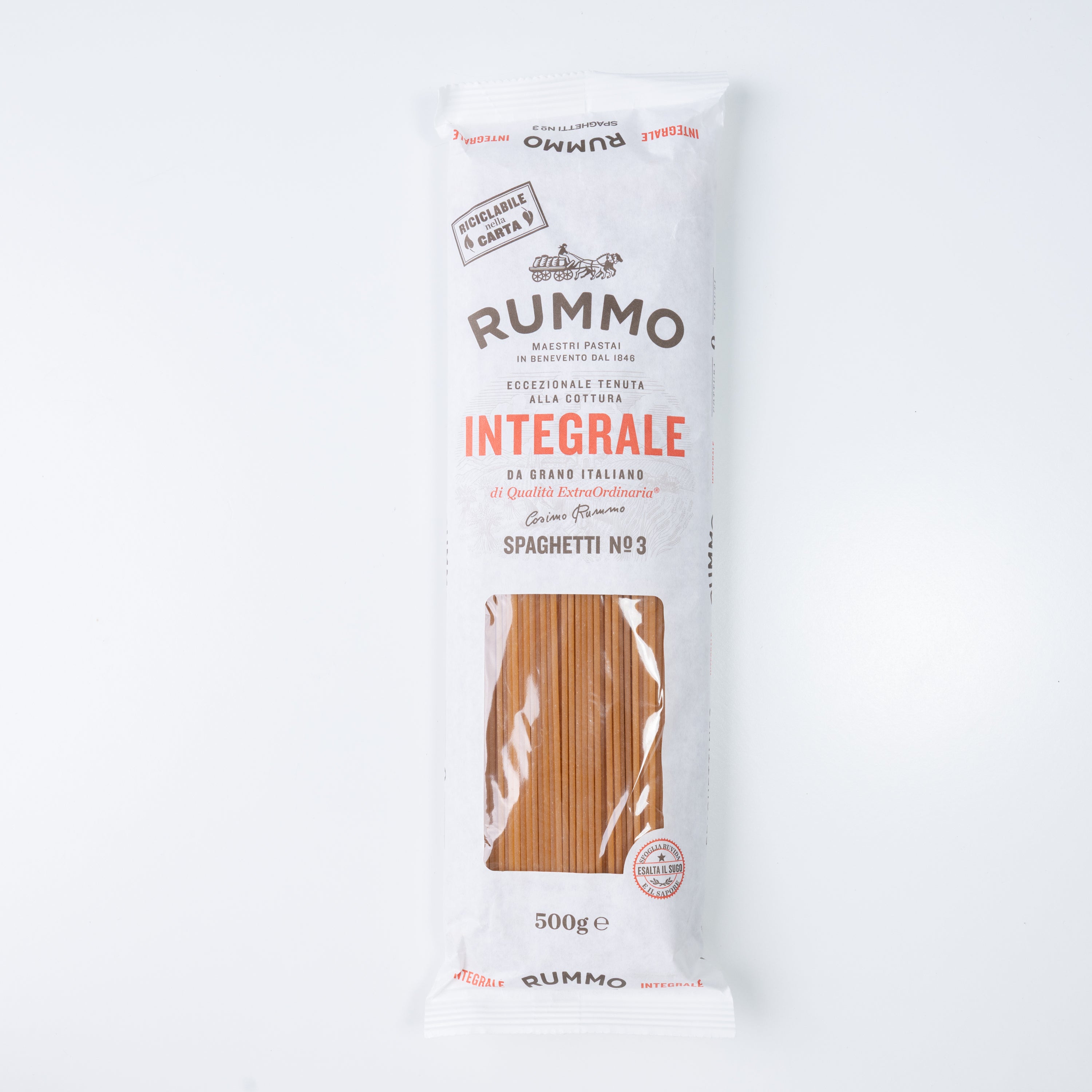 Spaghetti integrale nr. 3 Rummo, 500 g