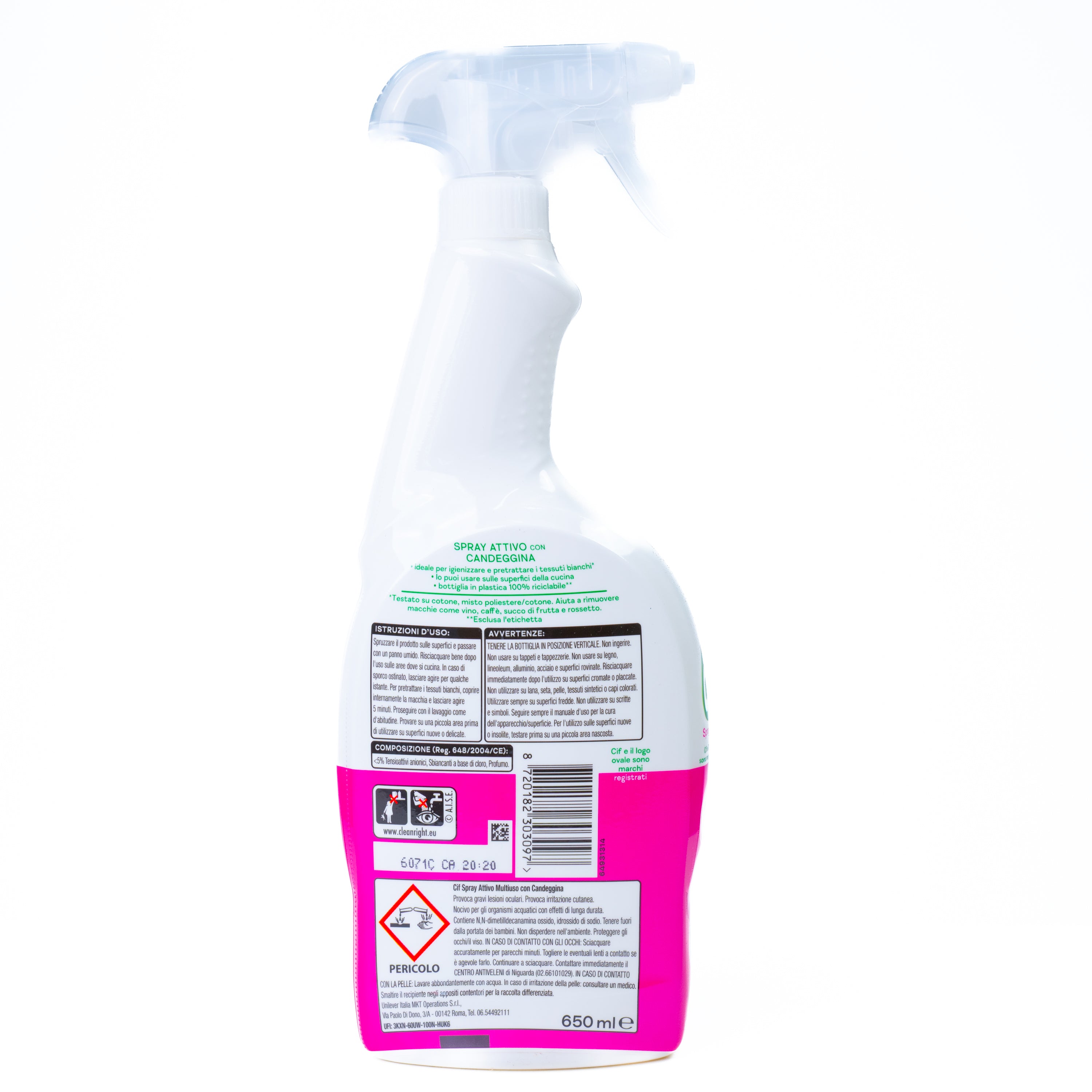 Spray cu înălbitor Cif, 650 ml