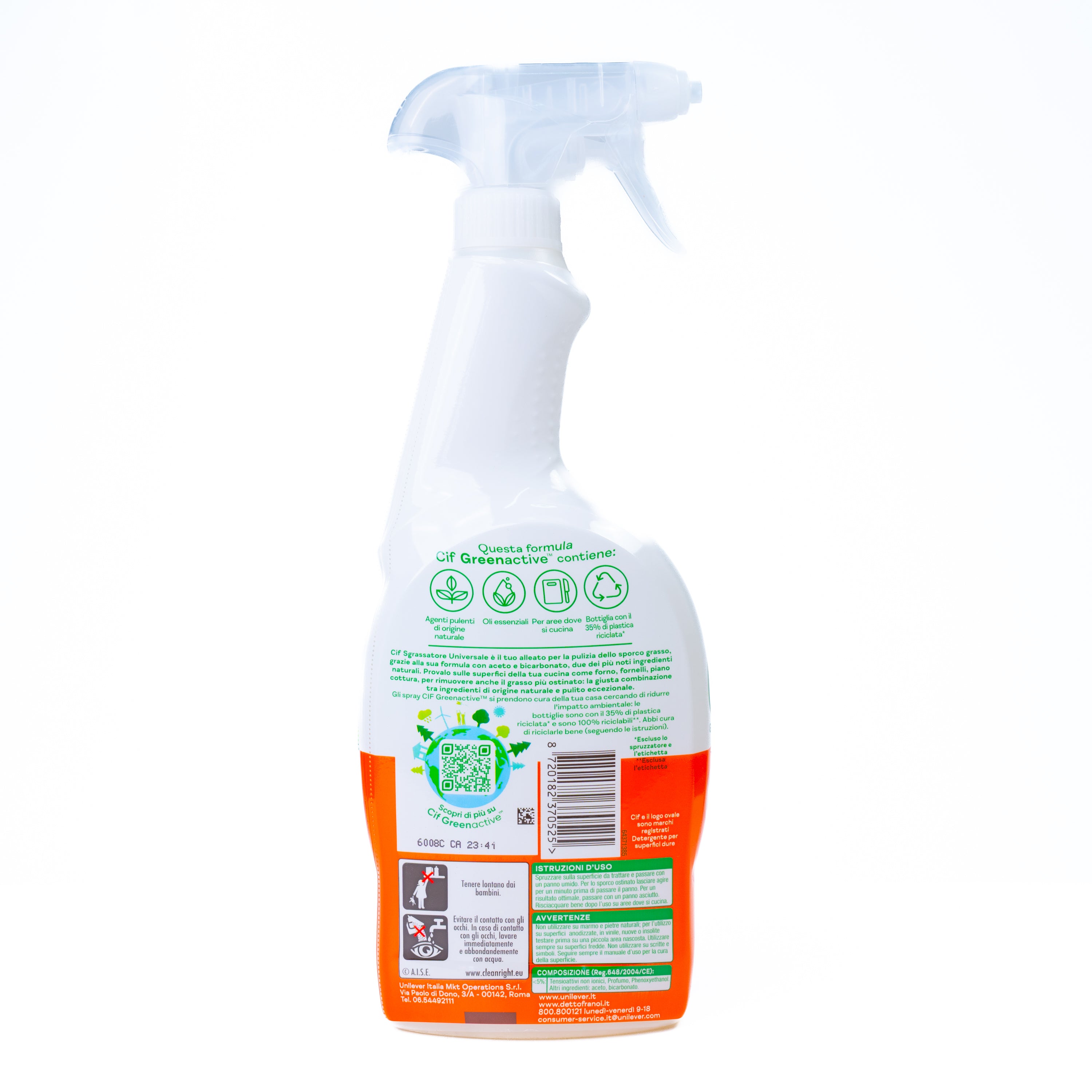 Spray degresant universal GreenActive Cif, 650 ml