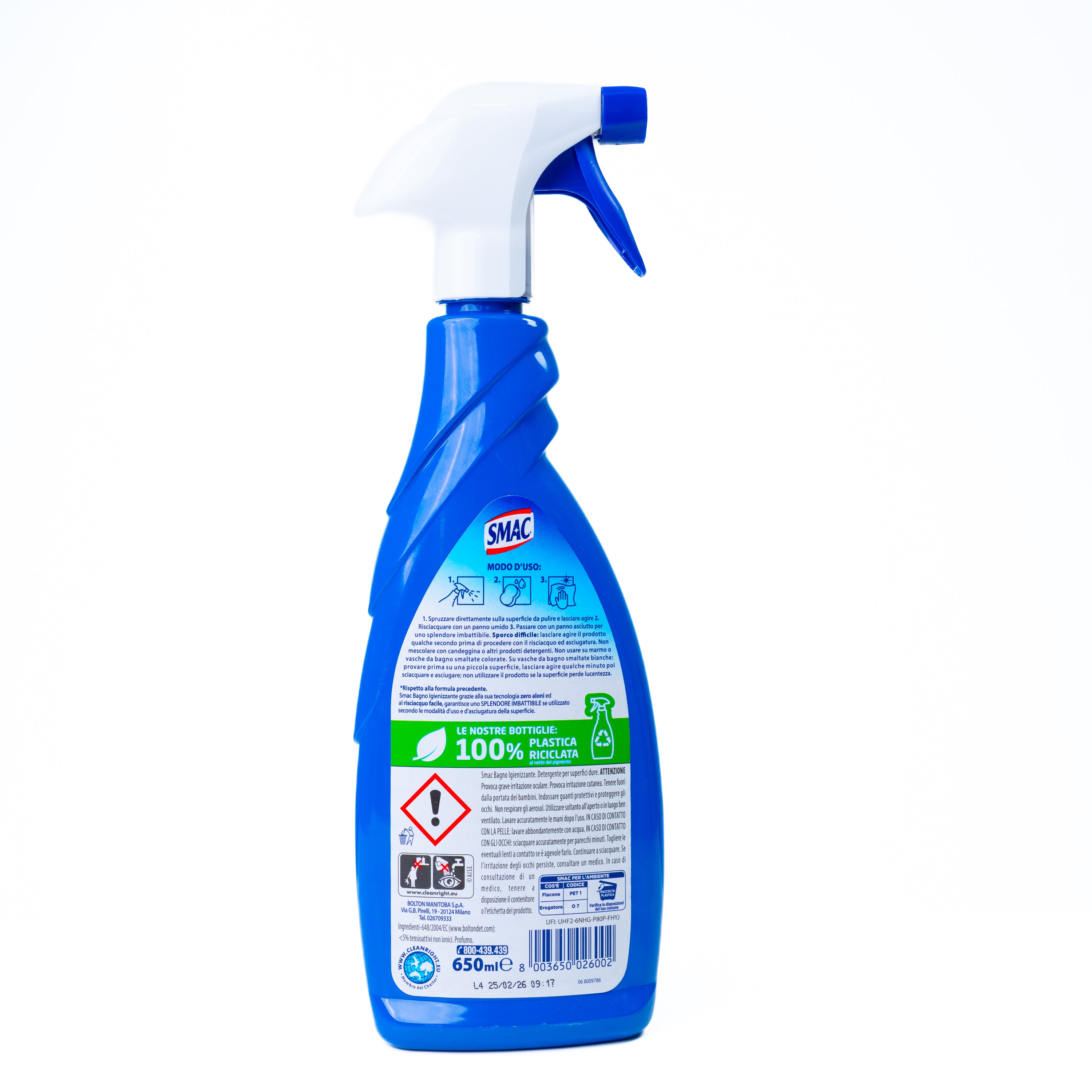 Spray pentru baie igienizant Smac, 650 ml