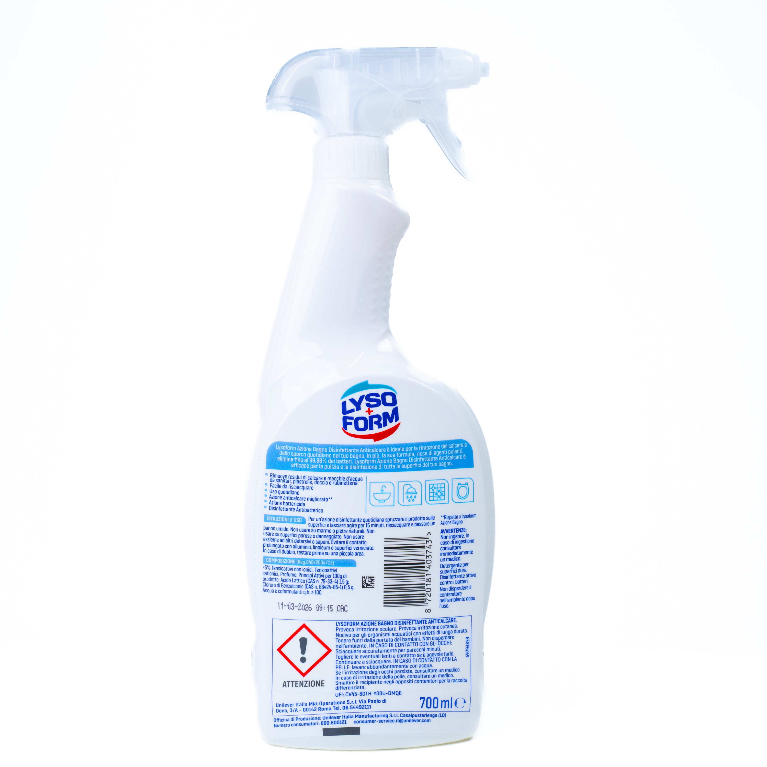 Spray pentru baie Lysoform, 700 ml