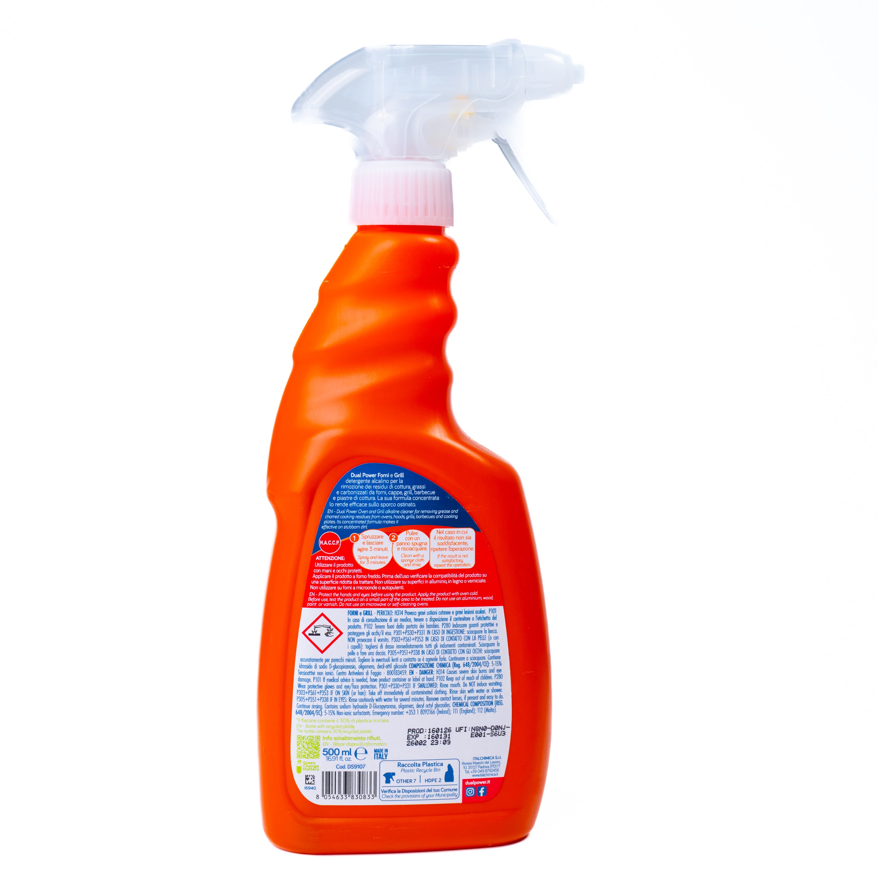 Spray pentru cuptoare și grătare Dual Power, 500 ml