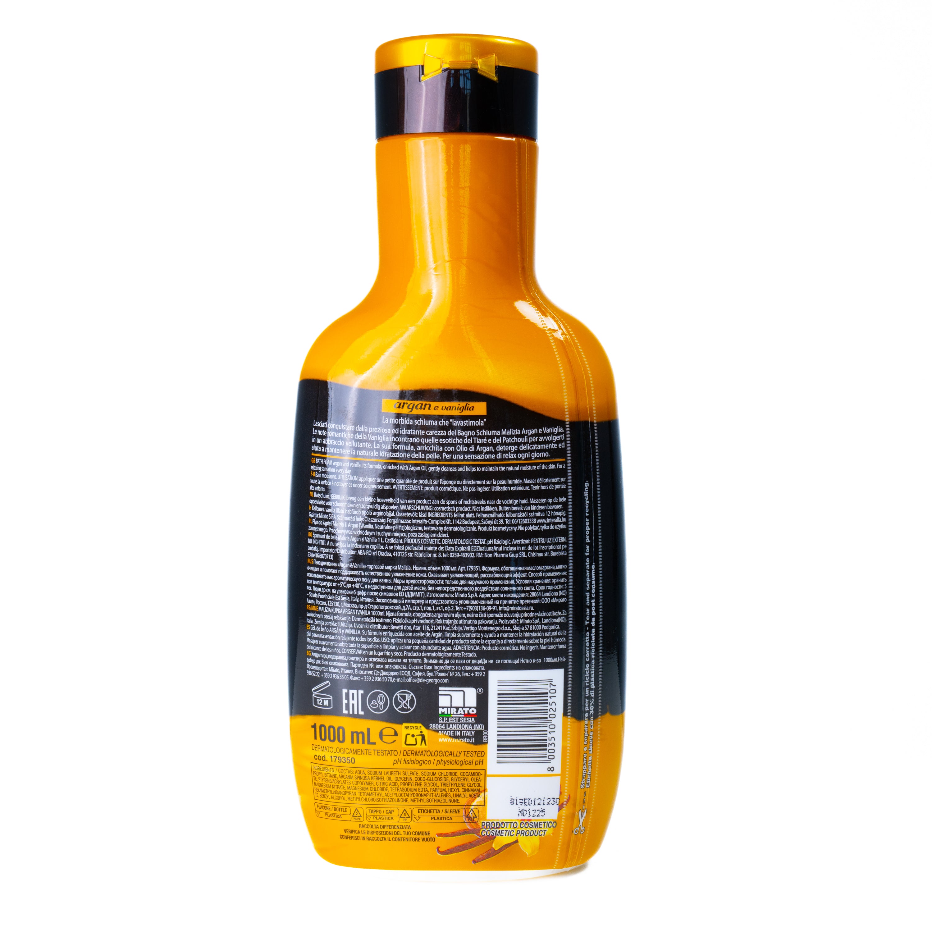 Spumant de baie argan Malizia, 1 L