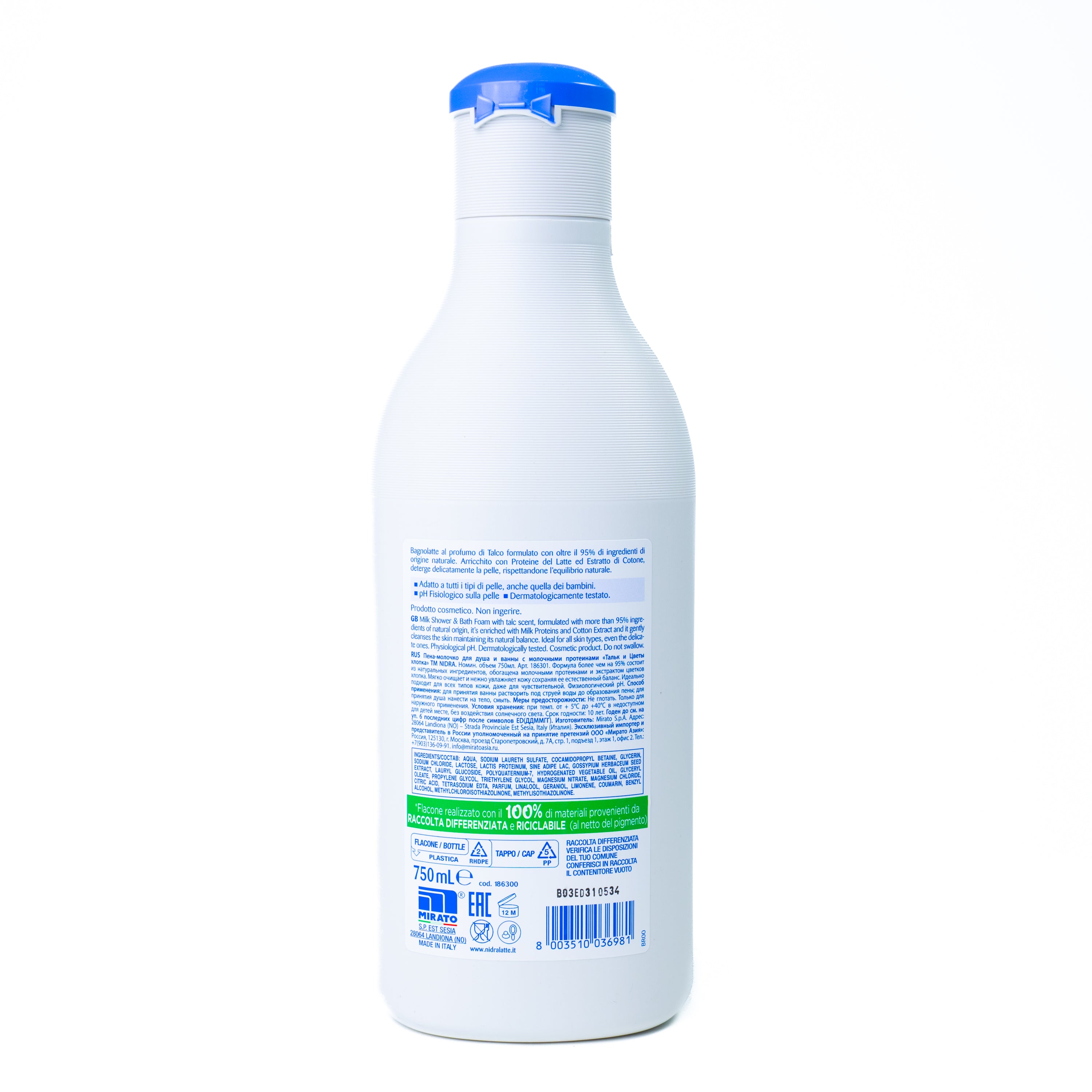Spumant de baie talc Nidra, 750 ml