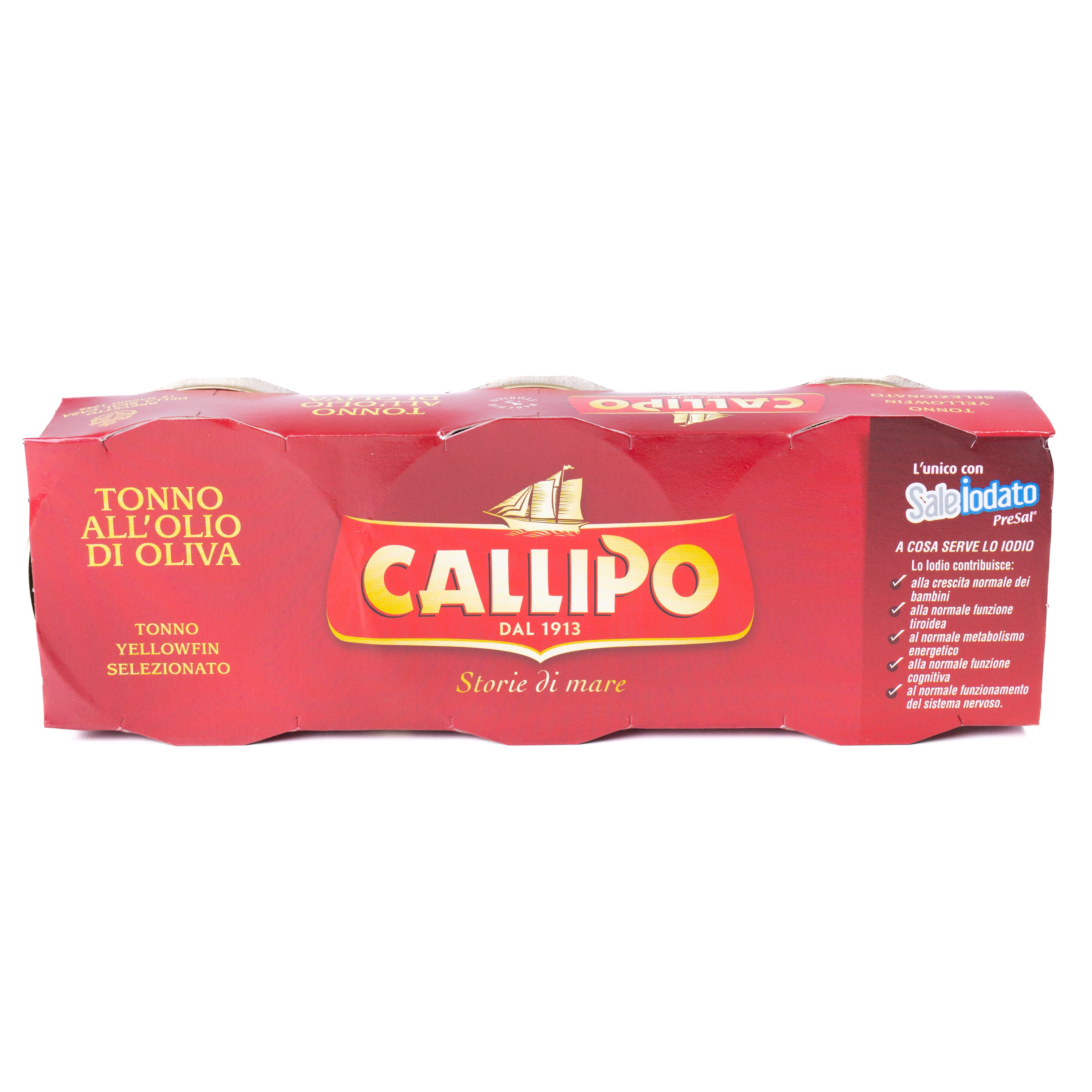 Ton Callipo în ulei de măsline, 3 x 70 g