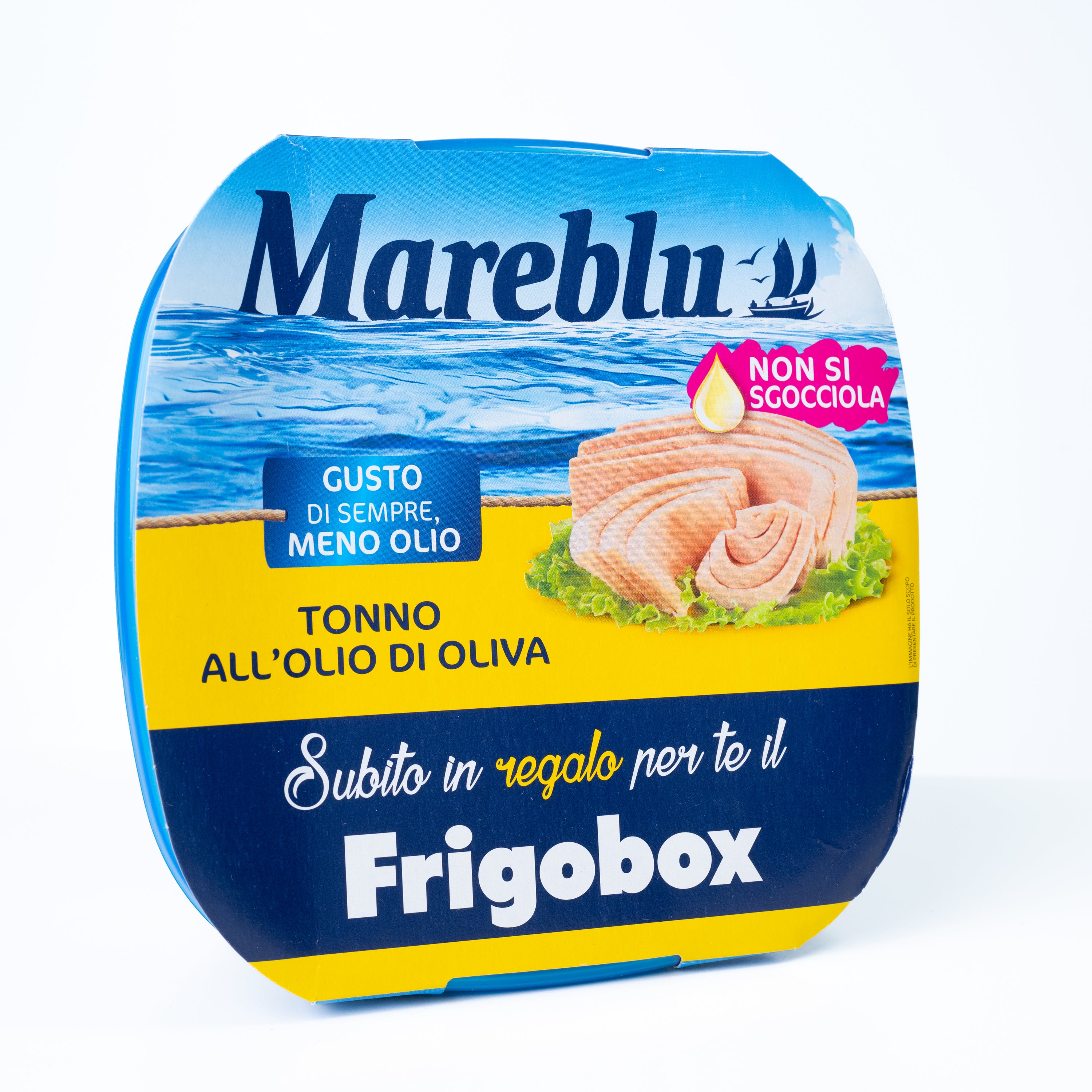 Ton cu mai puțin ulei de măsline Mareblu, 480 g