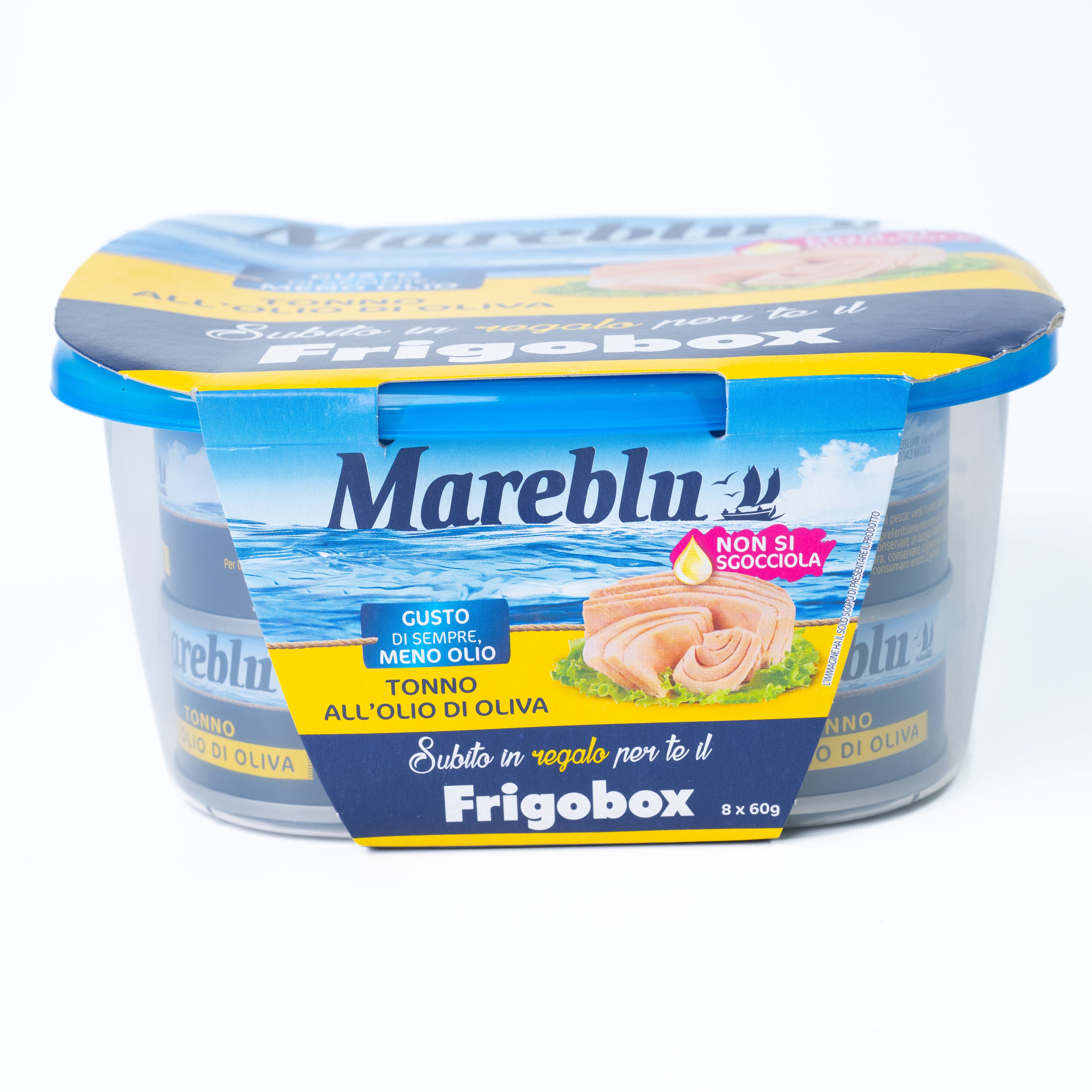 Ton cu mai puțin ulei de măsline Mareblu, 480 g