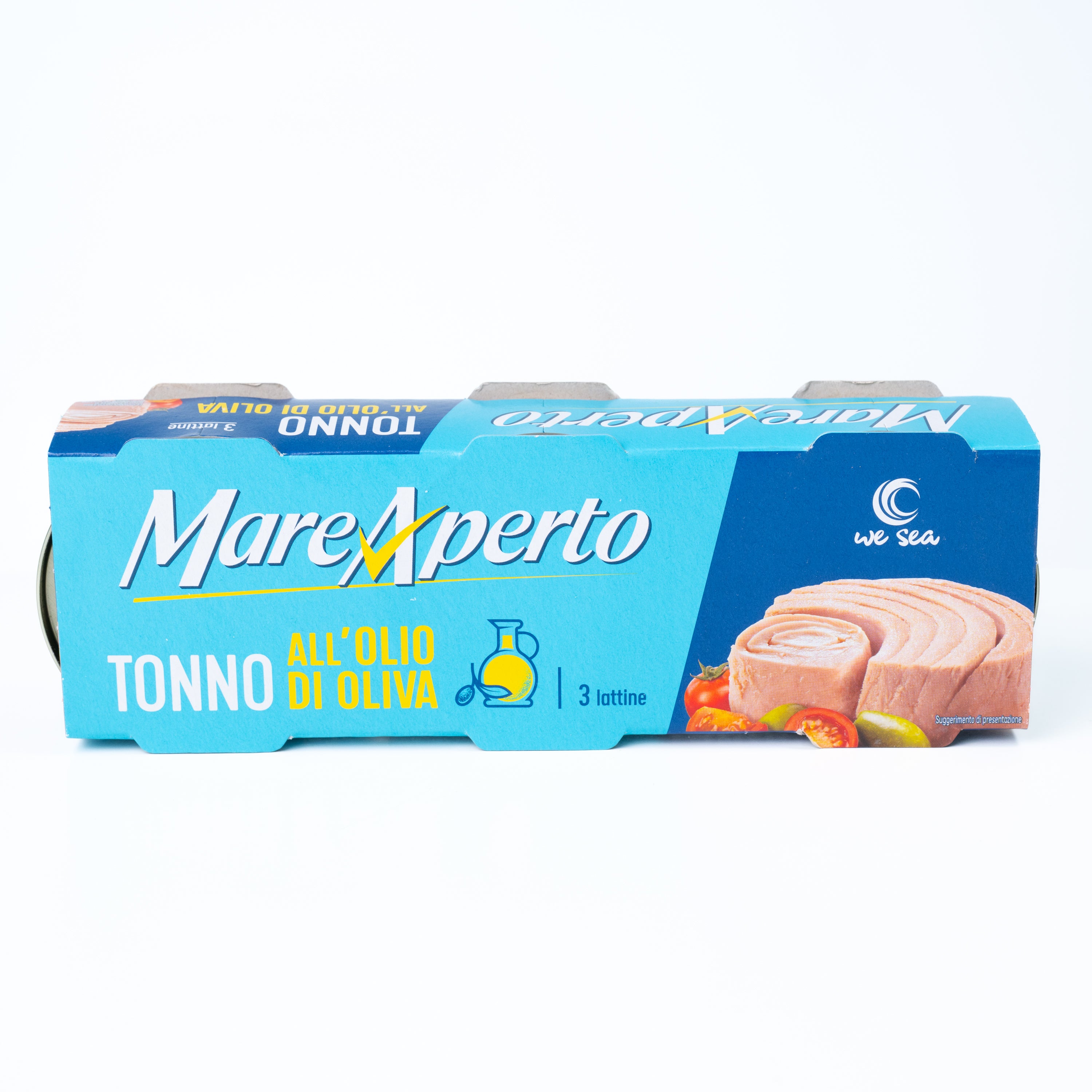 Ton în ulei de măsline Mare Aperto, 3 x 70 g
