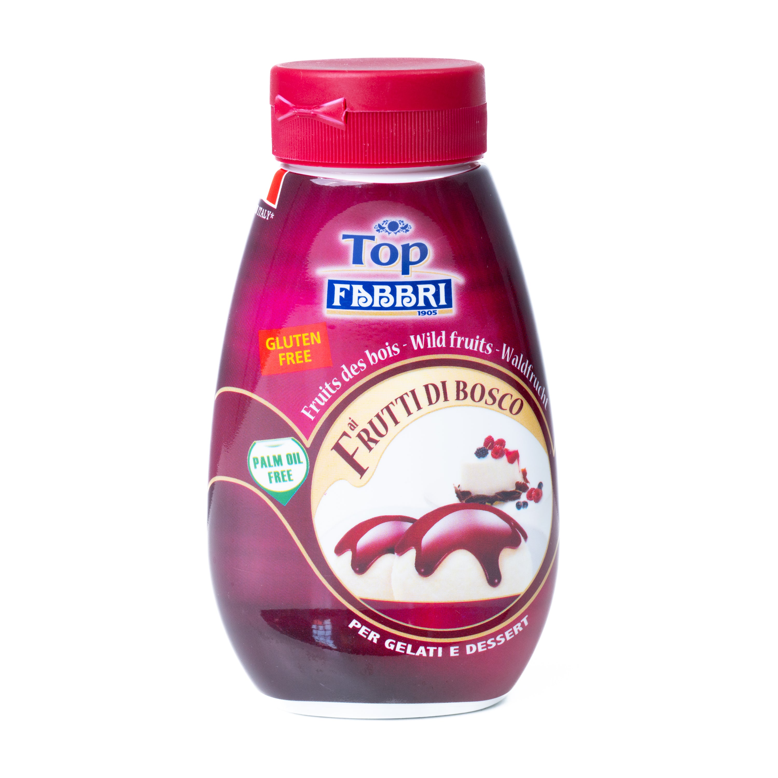 Topping cu fructe de pădure Fabbri, 225 g