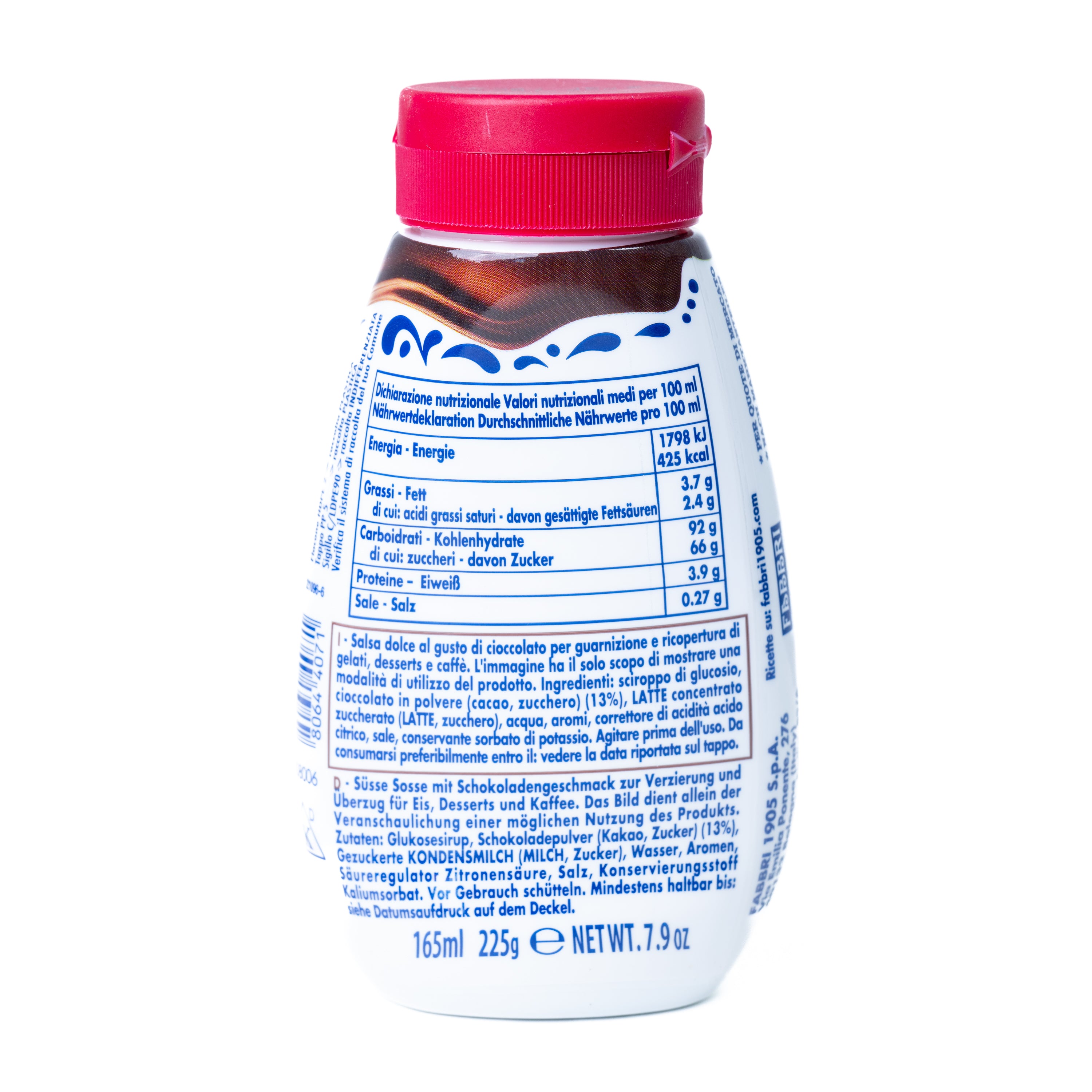 Topping de ciocolată Fabbri, 225 g