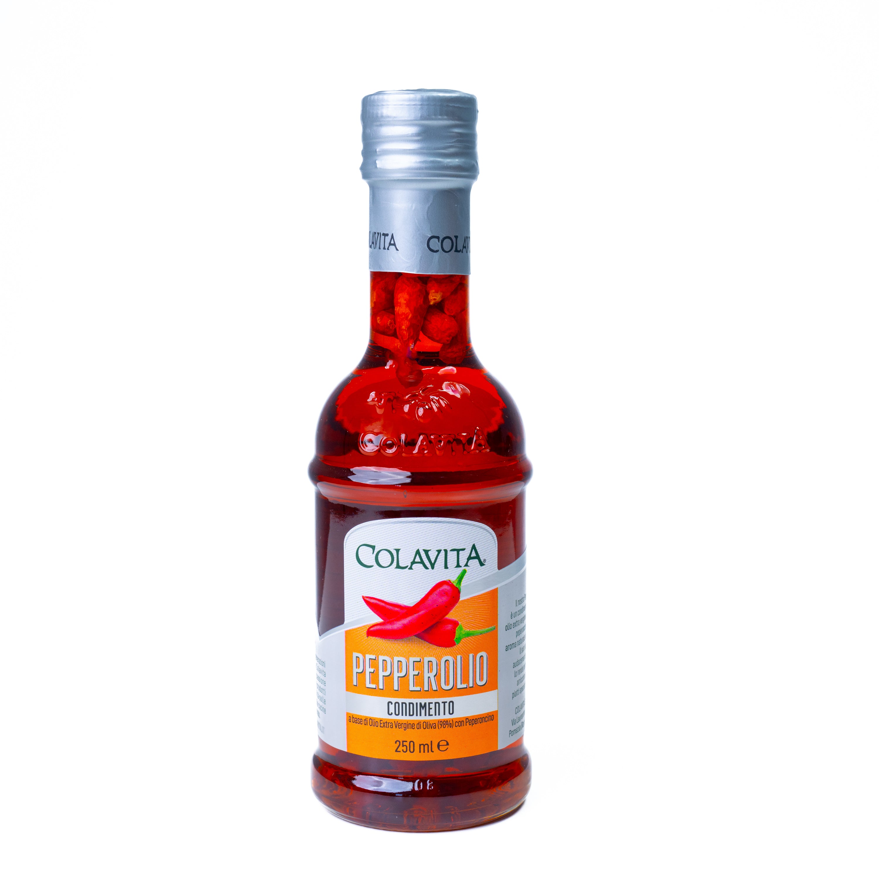 Ulei condimentat Pepperolio cu ardei iute Colavita, 250 ml