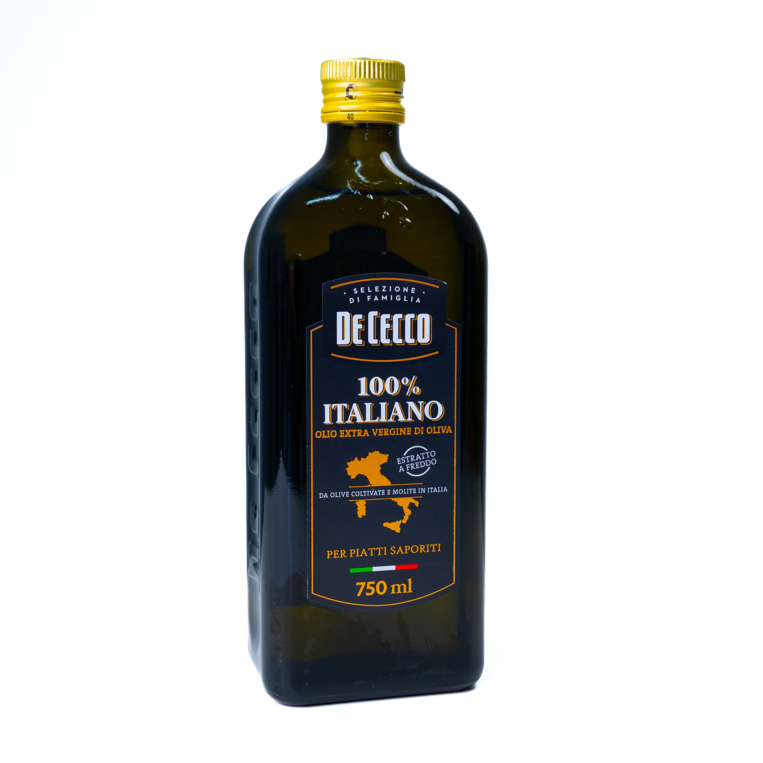 Ulei de măsline extravirgin 100% italian De Cecco, 750 ml